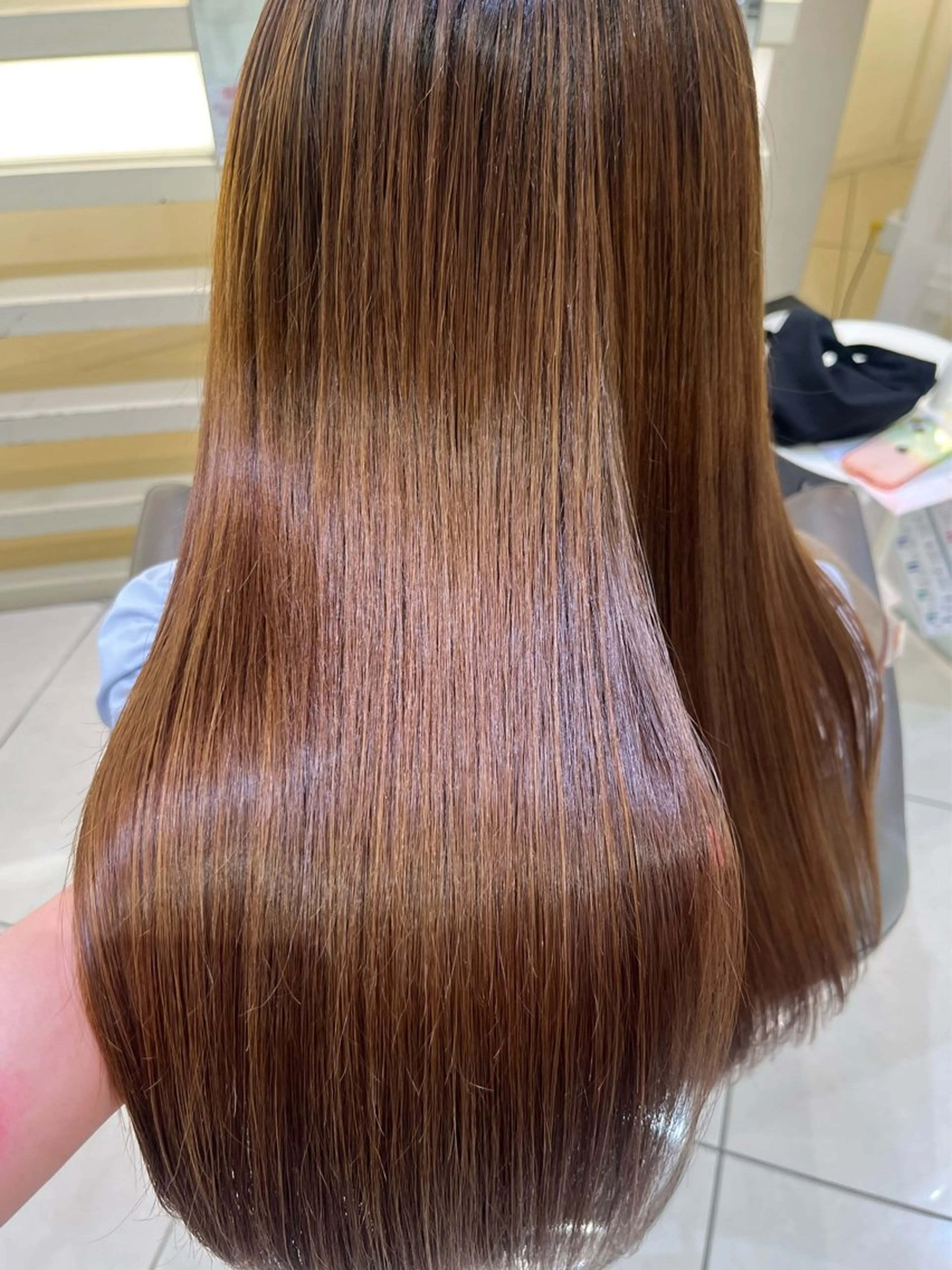 ロング トリートメント 🫧オリーブカラー/ 酸性縮毛矯正銀座🫧のヘアスタイル