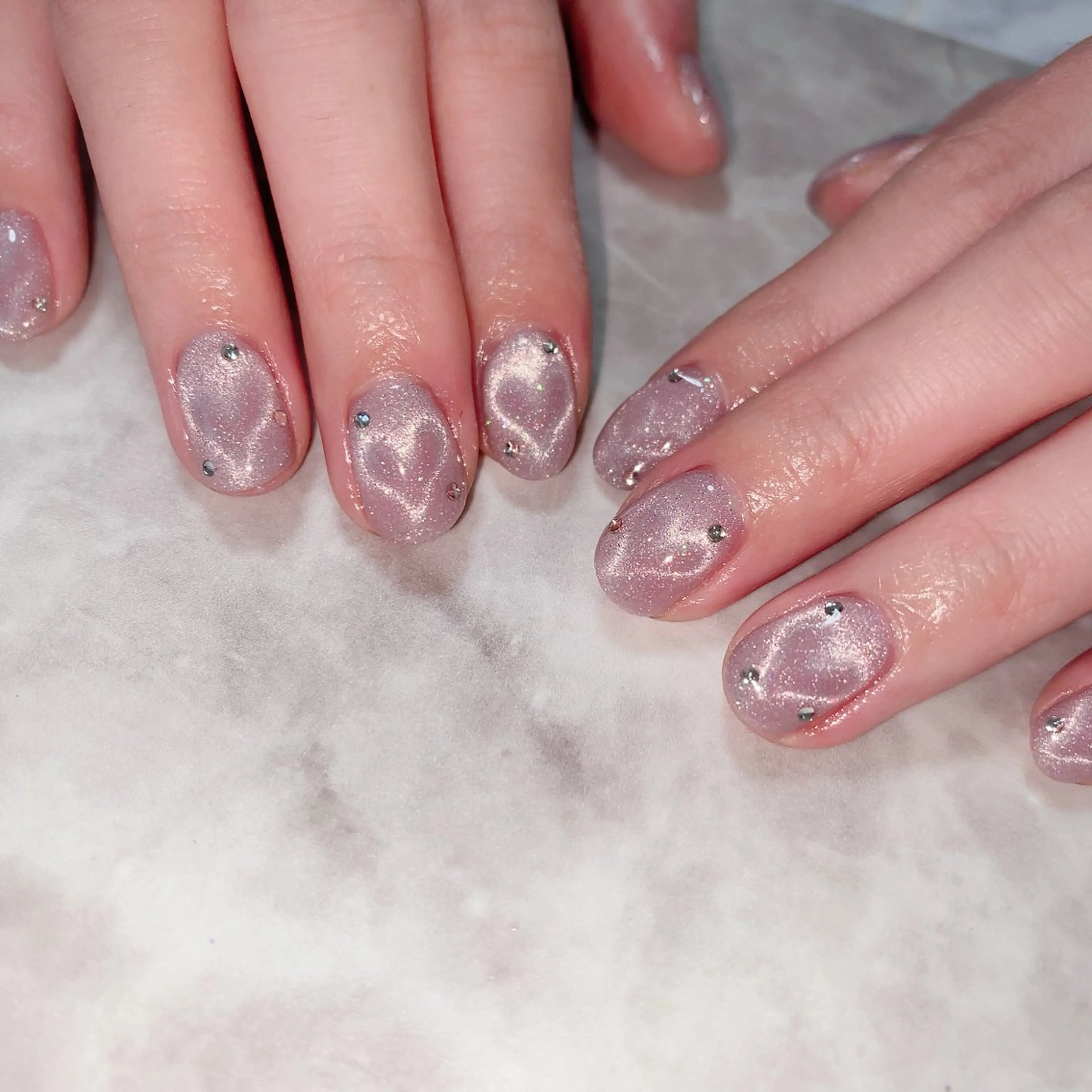 ネイル ハート ハンドネイル C. NAILSのネイルデザイン