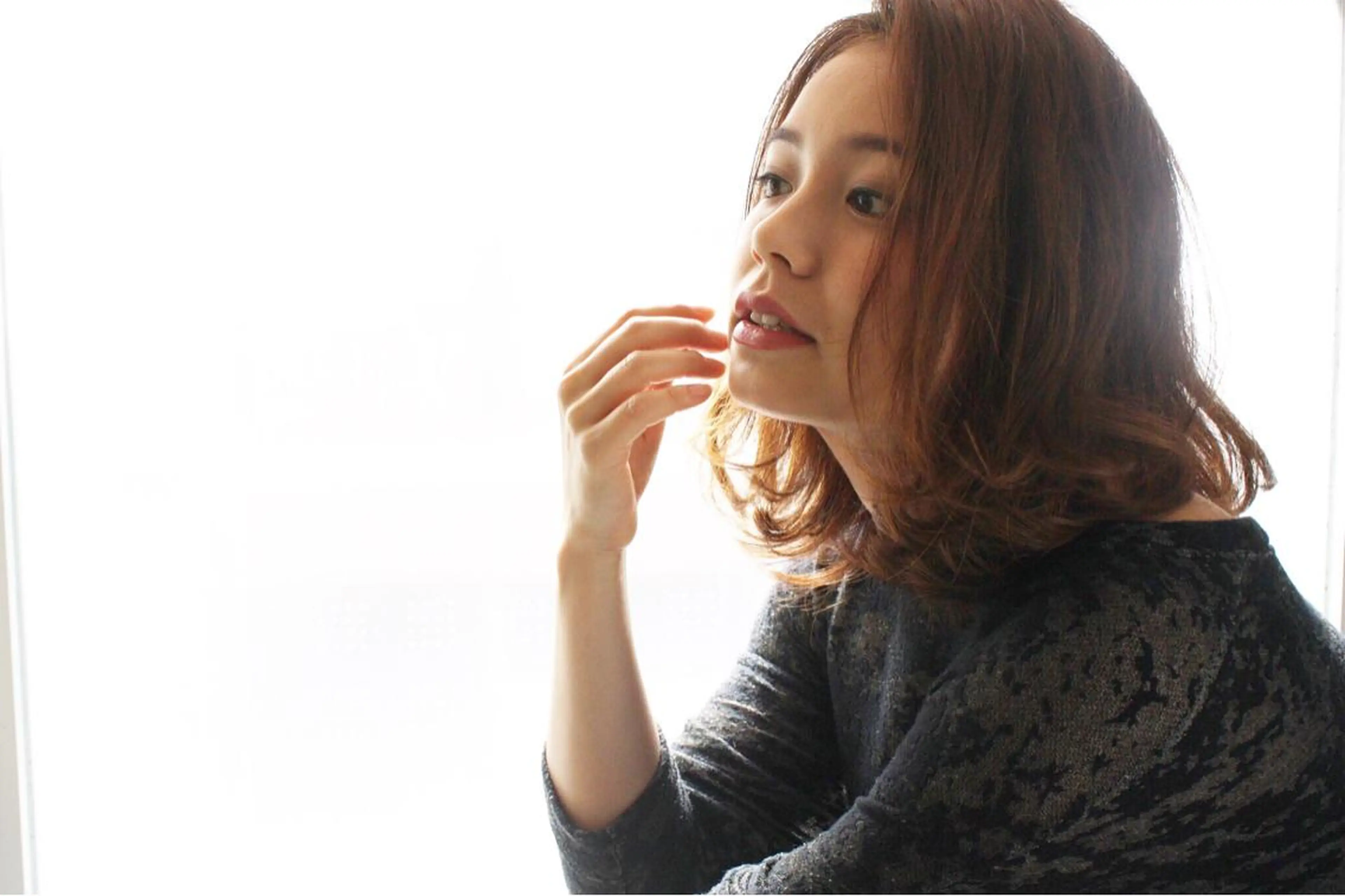 ミディアム カラー パーマ ブリーチ イルミナカラー 髪質改善 トリートメント 美容室tuuli 大名店所属・tuuli トゥーリのヘアスタイル