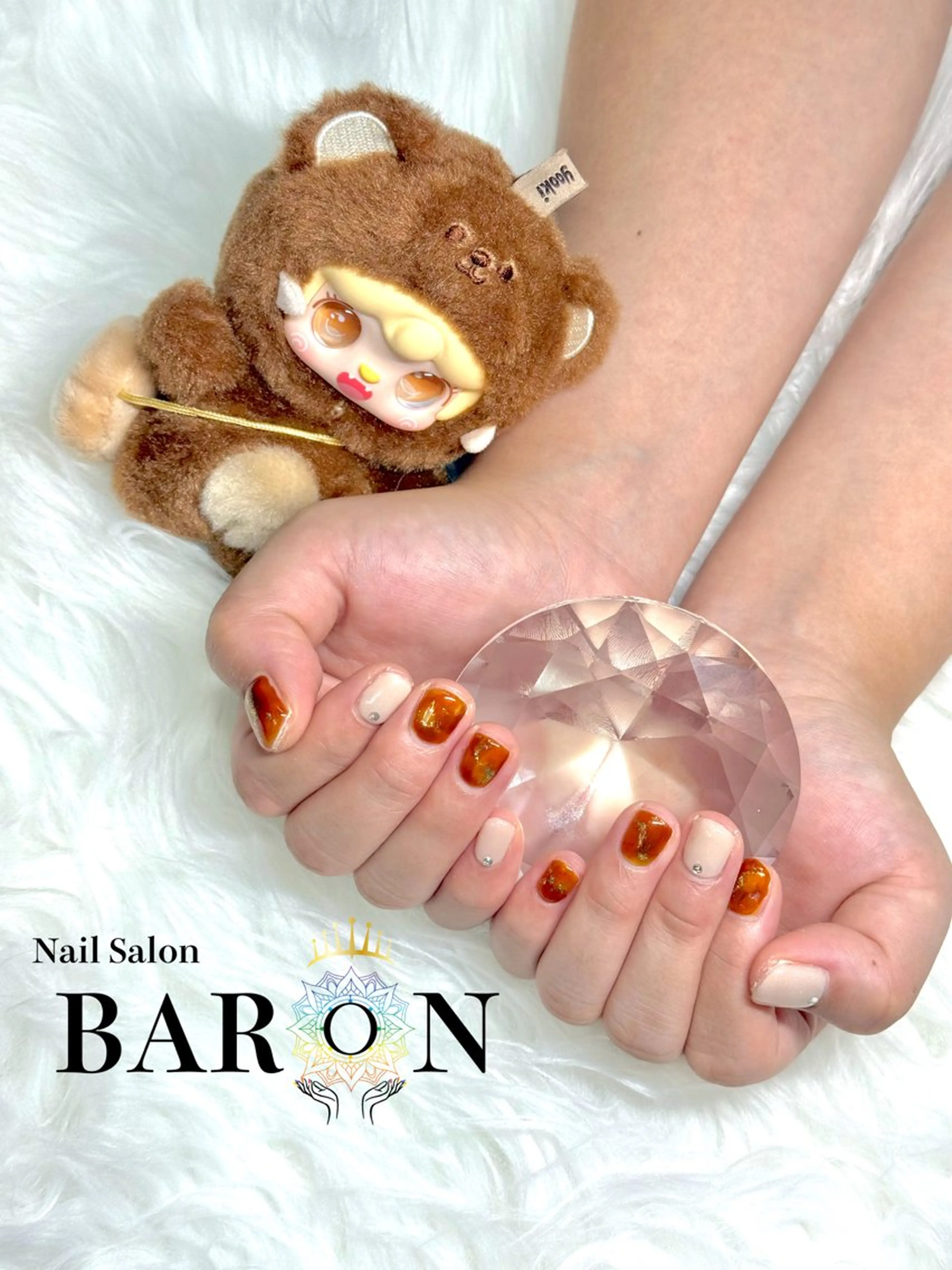 ネイル べっ甲ネイル BARON本厚木店 🐹RIN🐹のネイルデザイン