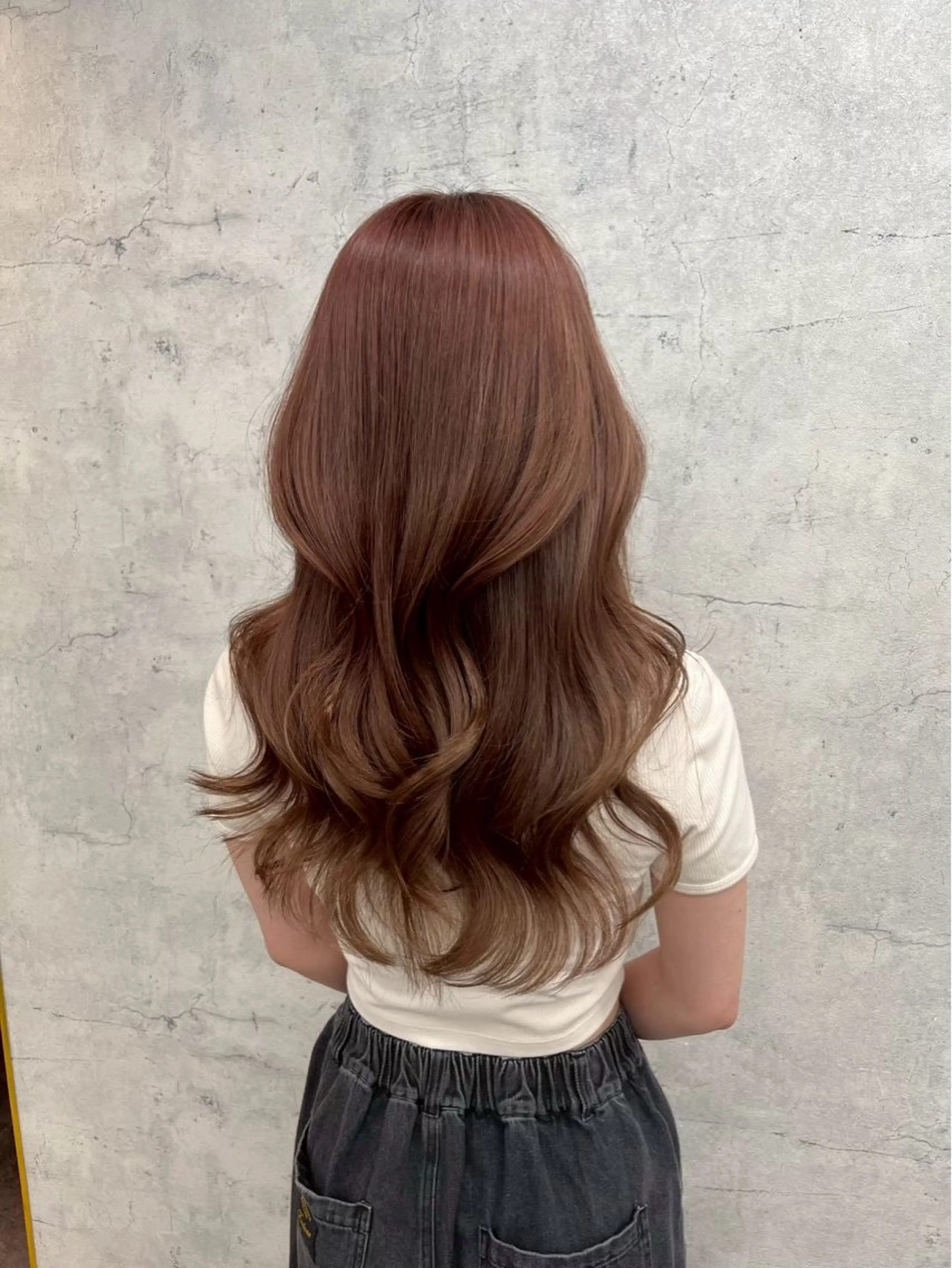 ロング カラー カット ヘアカラー トリートメント ☘️上村 ☘️髪質 改善/透明感カラーのヘアスタイル