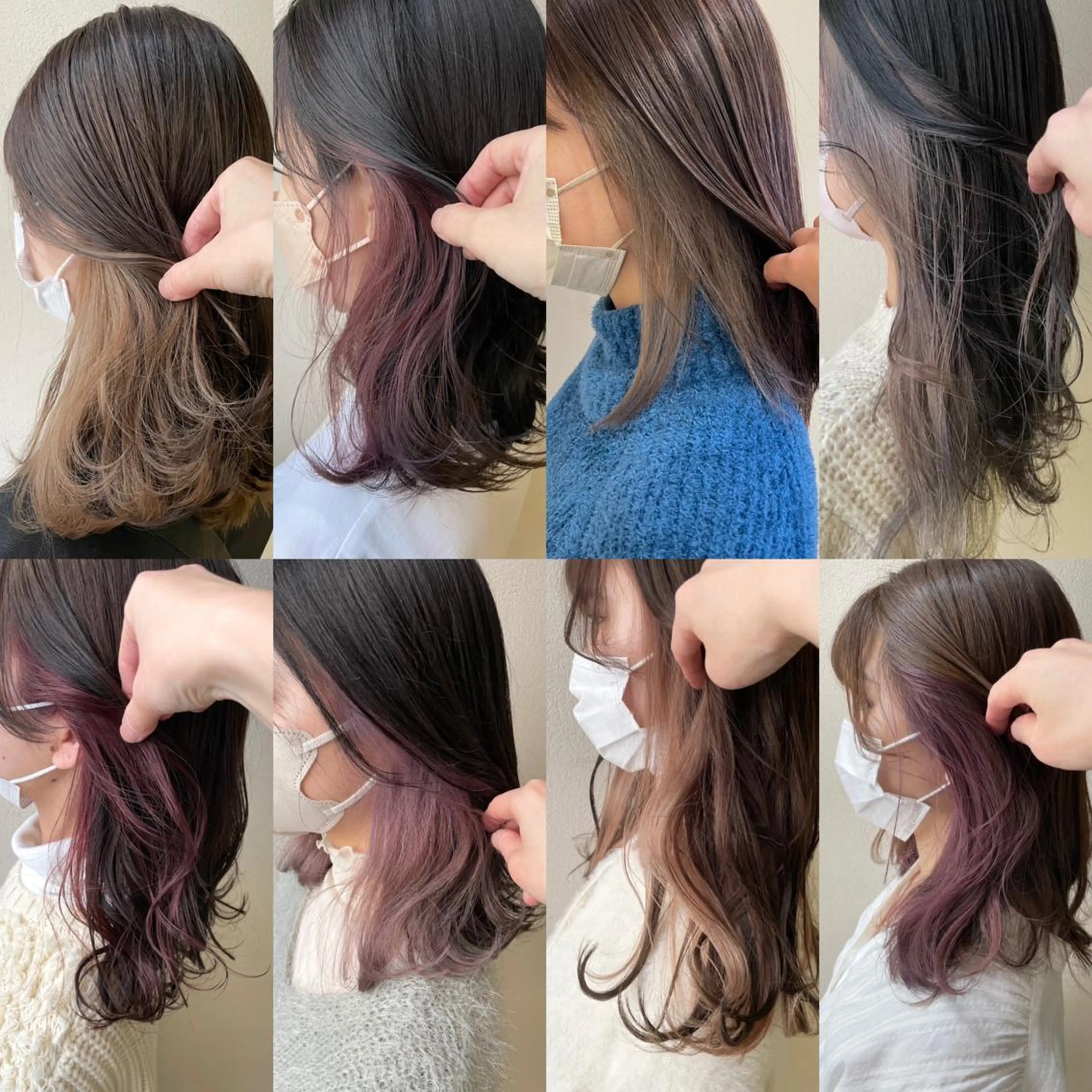 カラー イヤリングカラー Owl hairのヘアスタイル