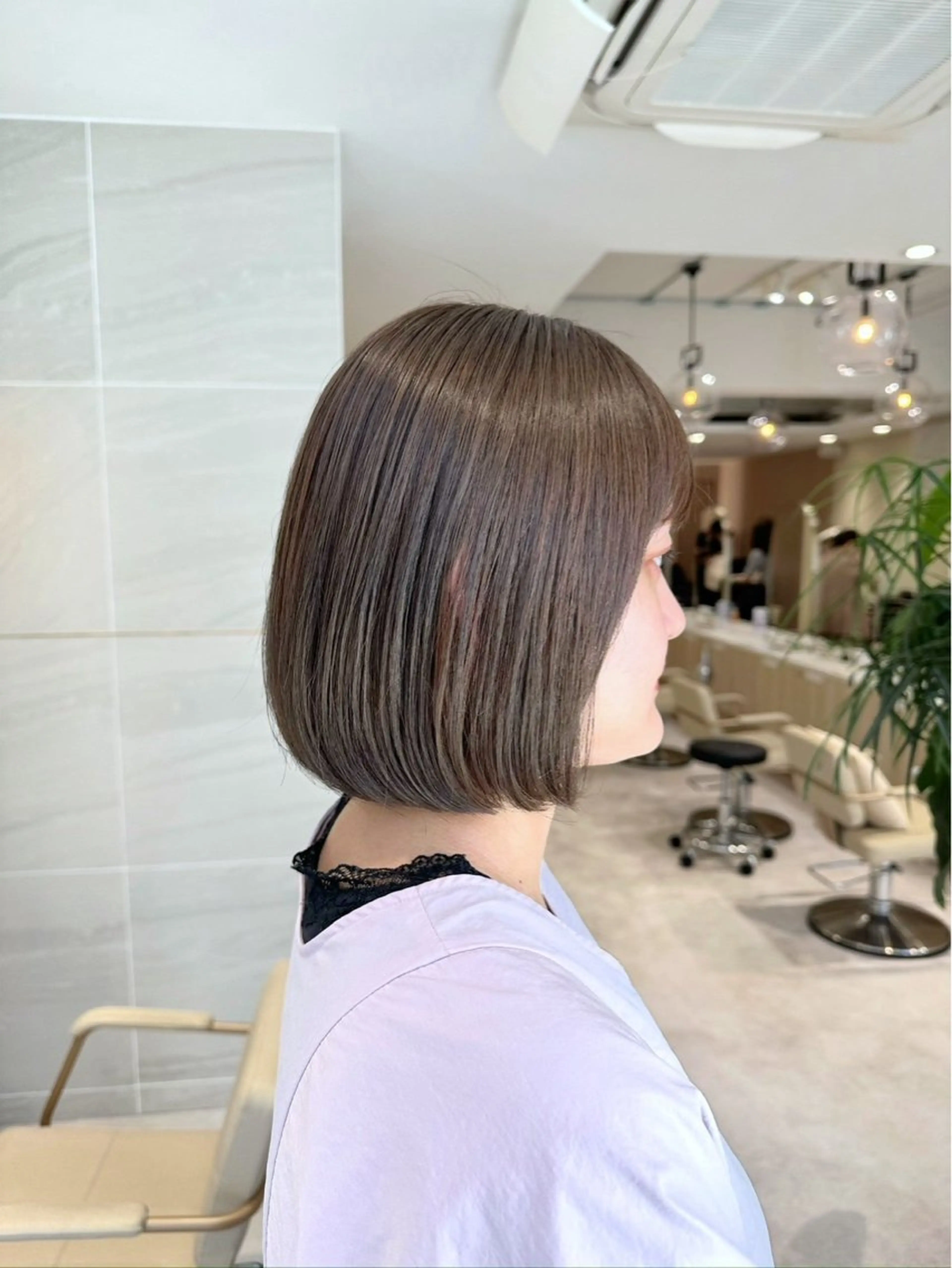 ショート ボブ カット無料｜レイヤー カット｜韓国モテへアのヘアスタイル