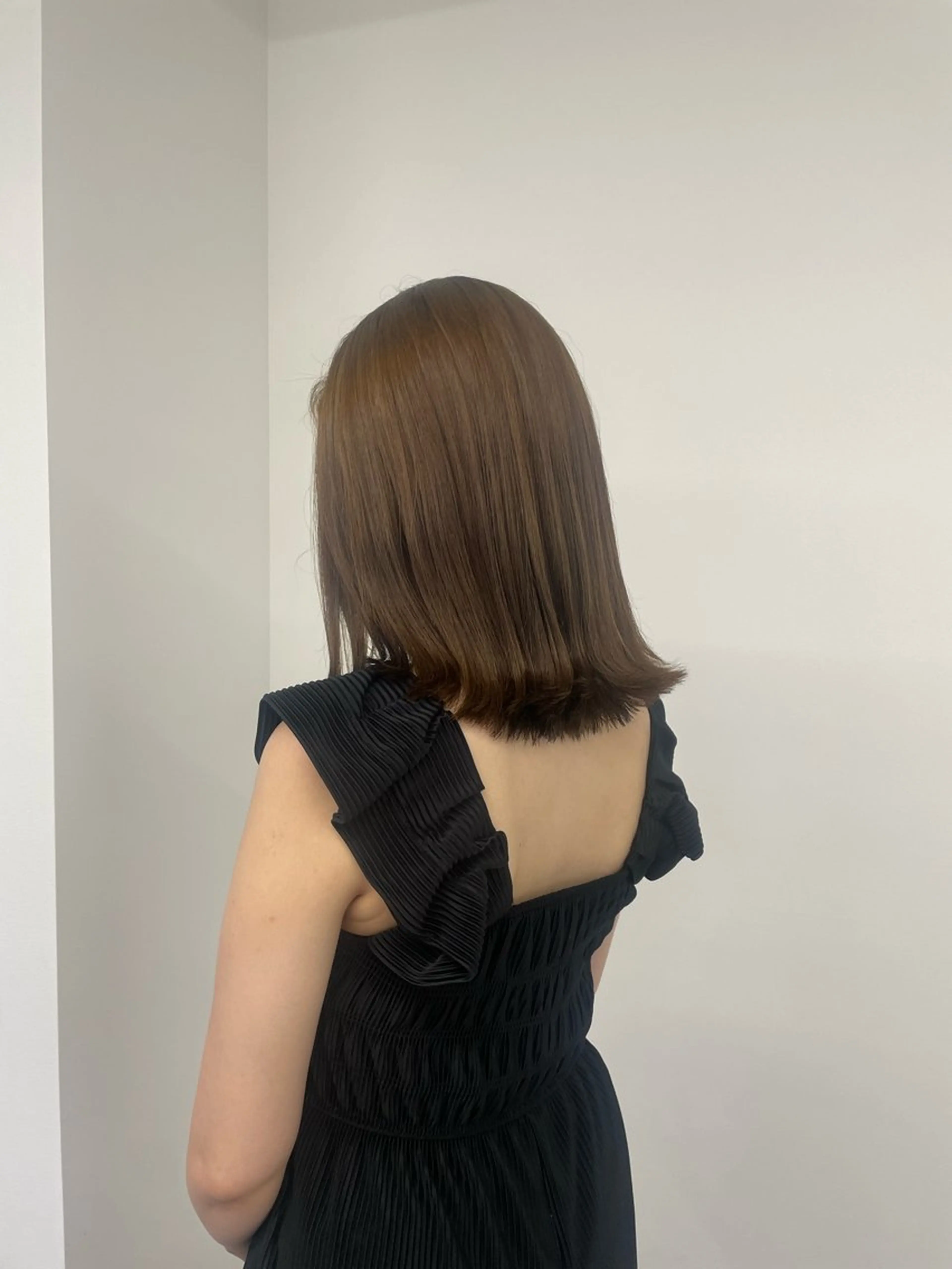 カラー ベージュカラー オリーブベージュ カラーモデル募集/ 森本明花のヘアスタイル