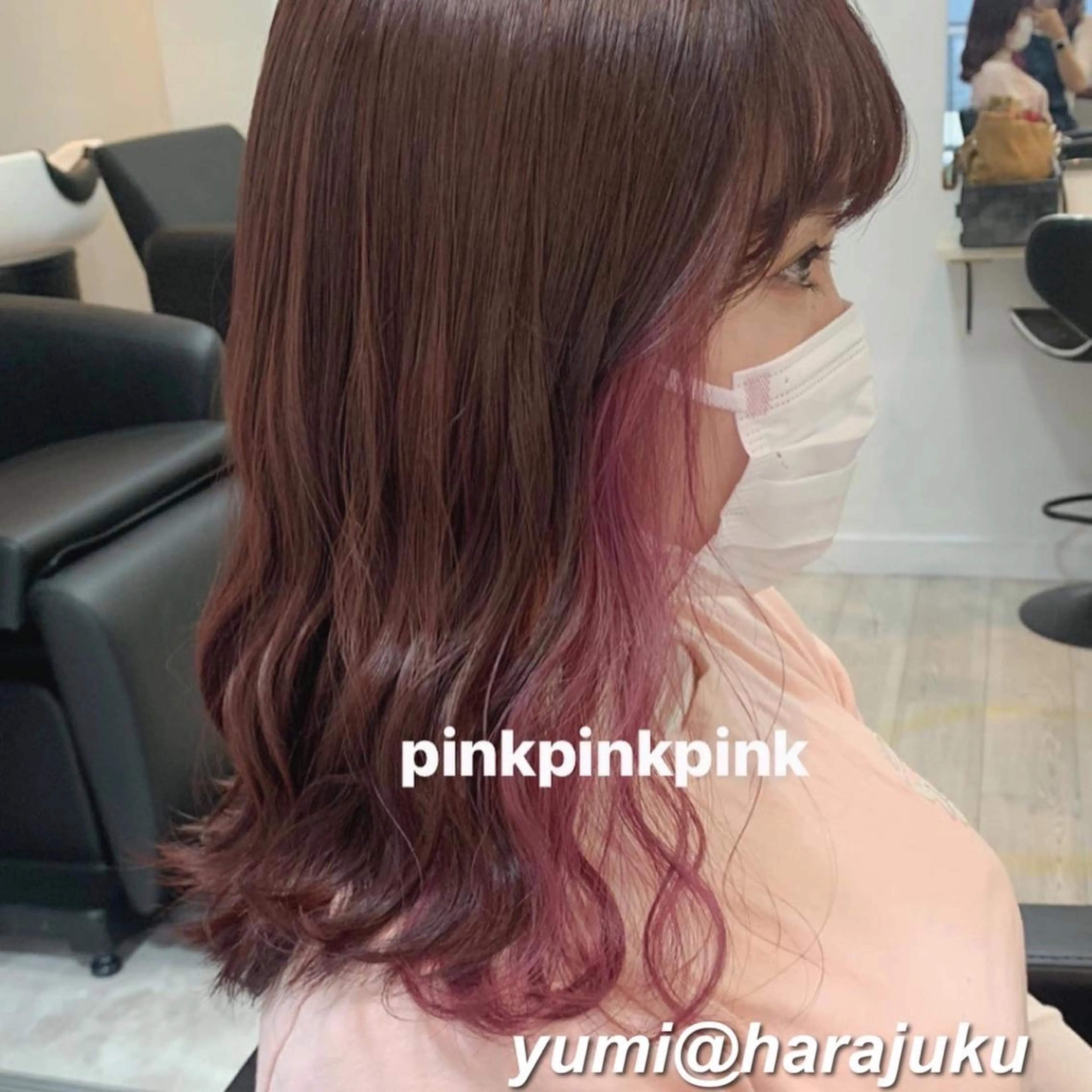 セミロング カラー パーマ ヘアアレンジ メンズ カット ヘアカラー トリートメント ワット 原宿のヘアスタイル