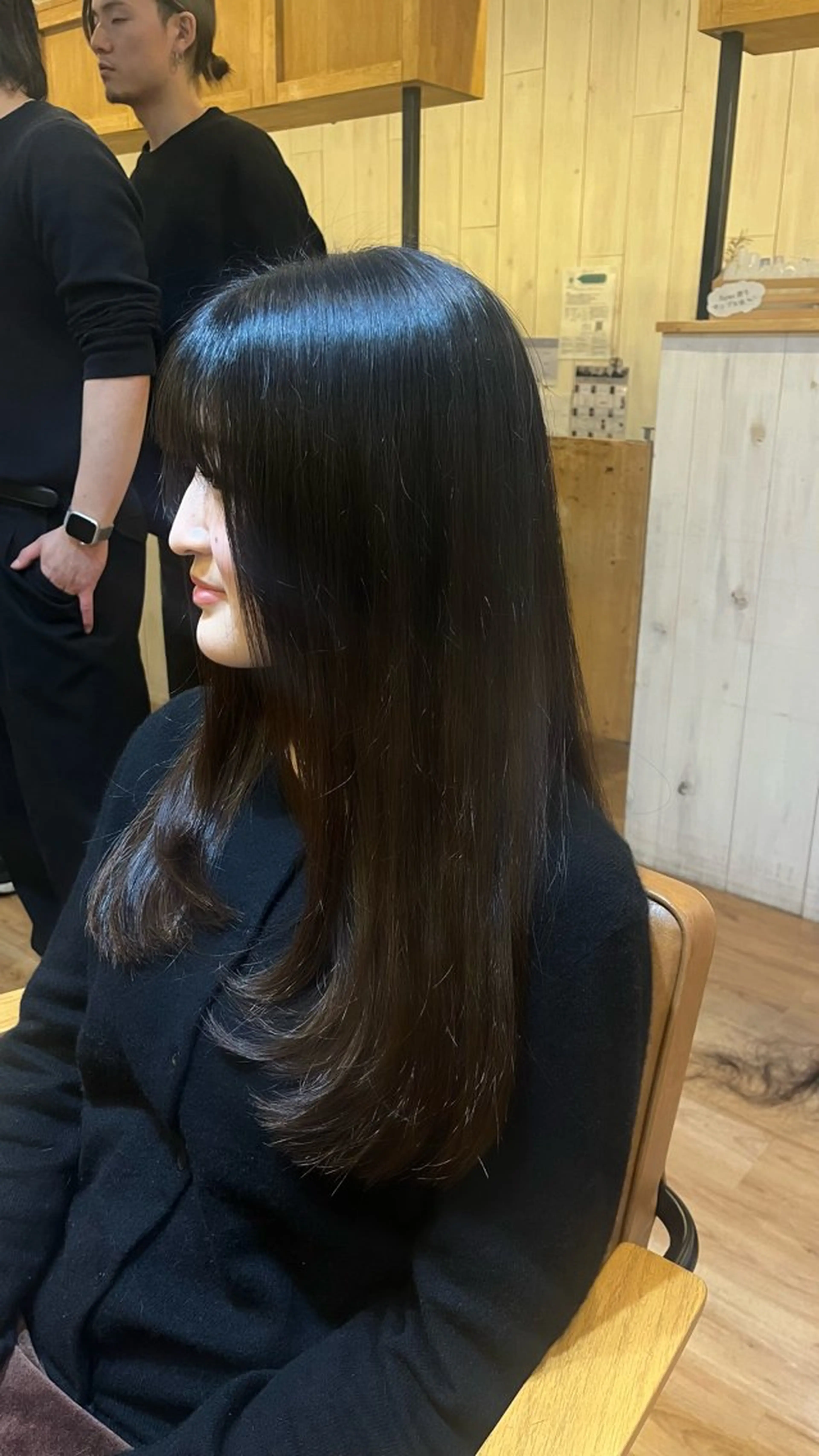 ロング 顔周りカット レイヤーカット 瀧 こころのヘアスタイル