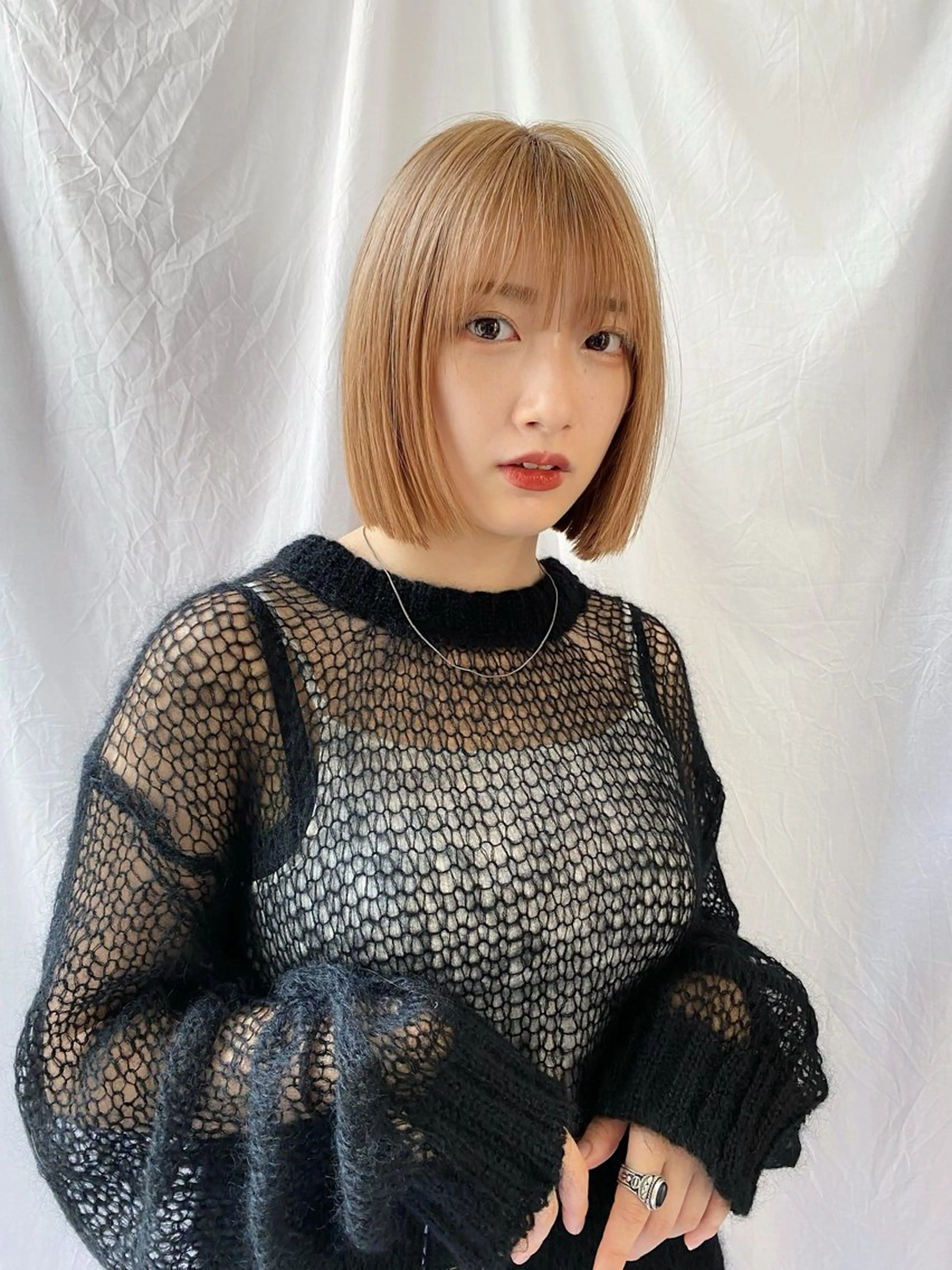 ショート カラー パーマ ボブ カット TYCHE GINZA所属・🍃服部 雅哉🍃銀座◎のヘアスタイル