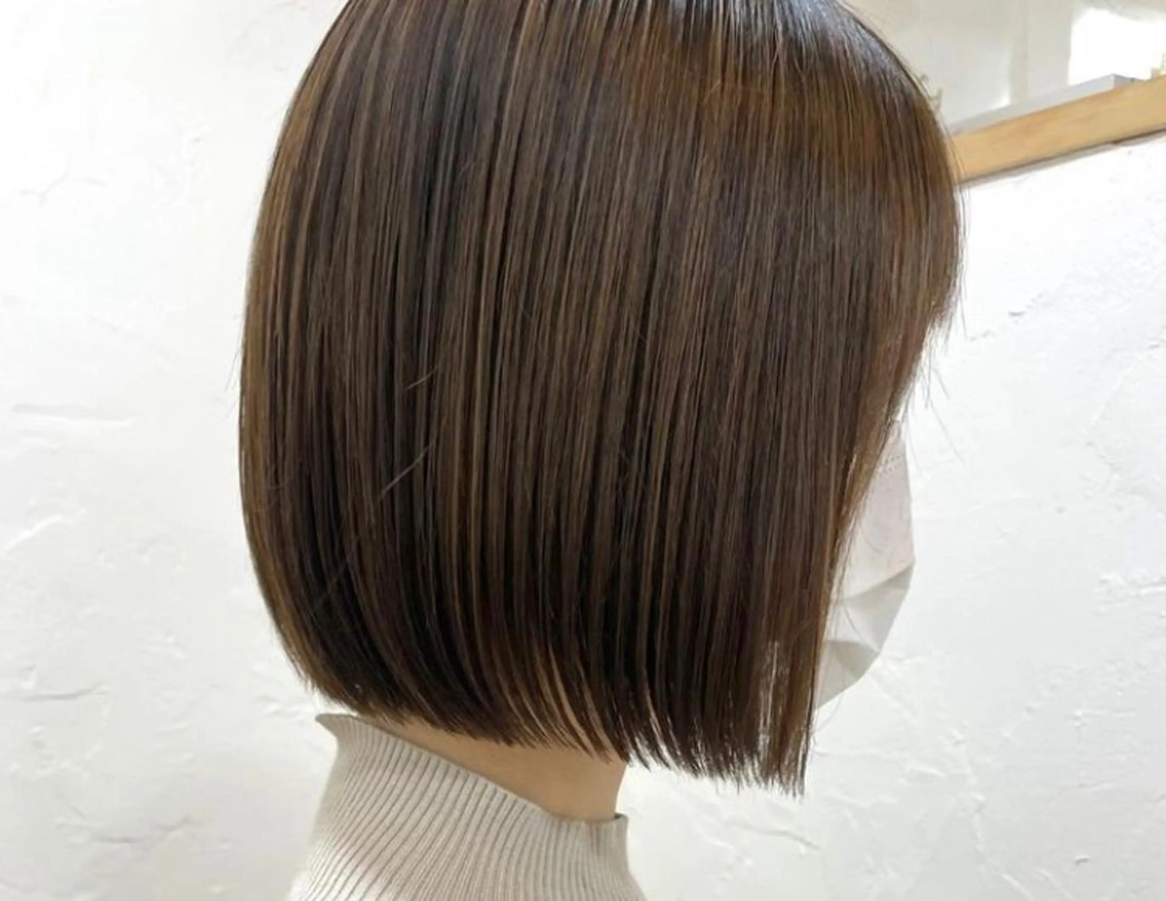 【再来】髪質改善ストレート+フルカラーの写真