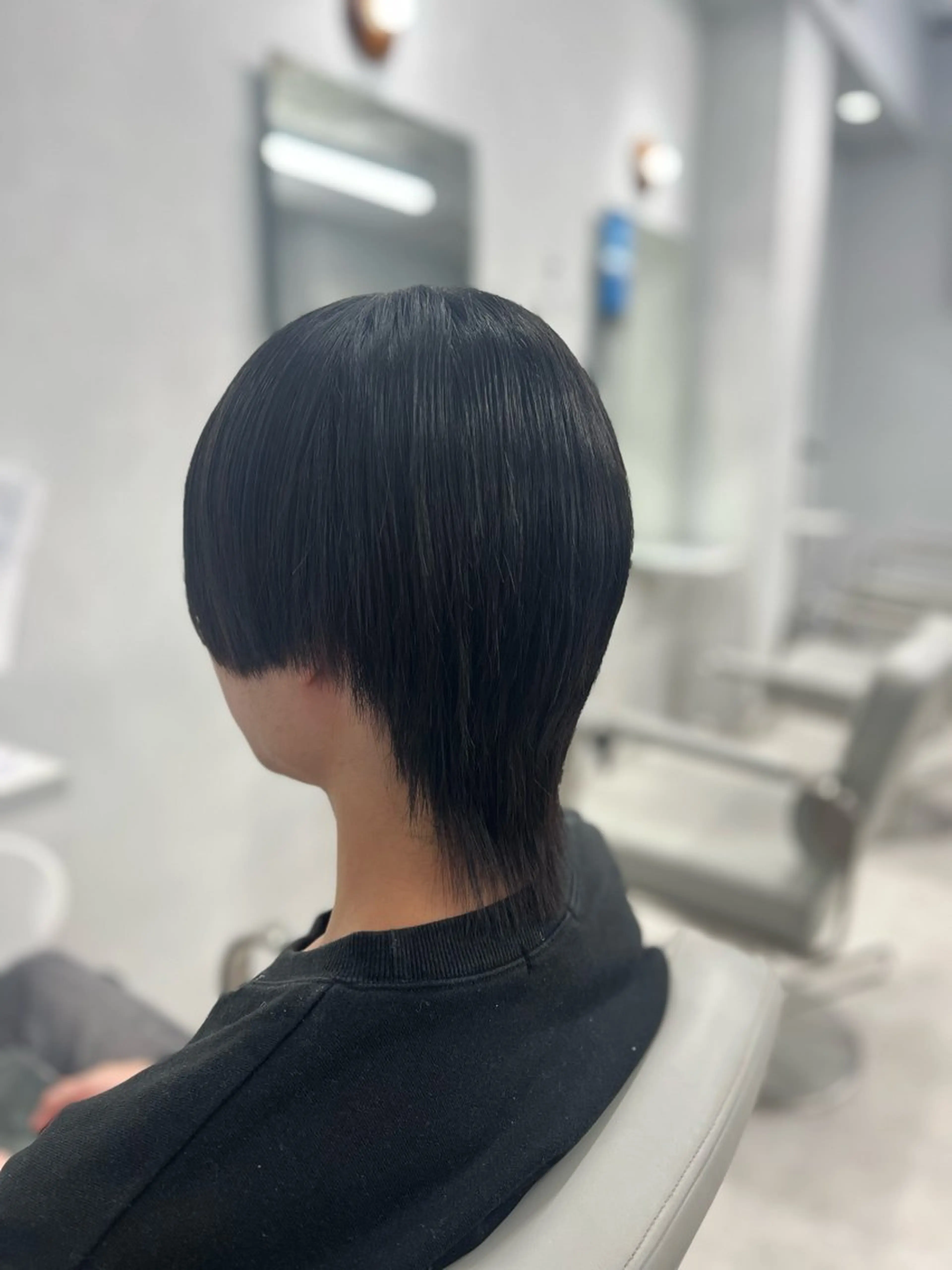 ミディアム ウルフカット 無料カットモデル ユナのヘアスタイル