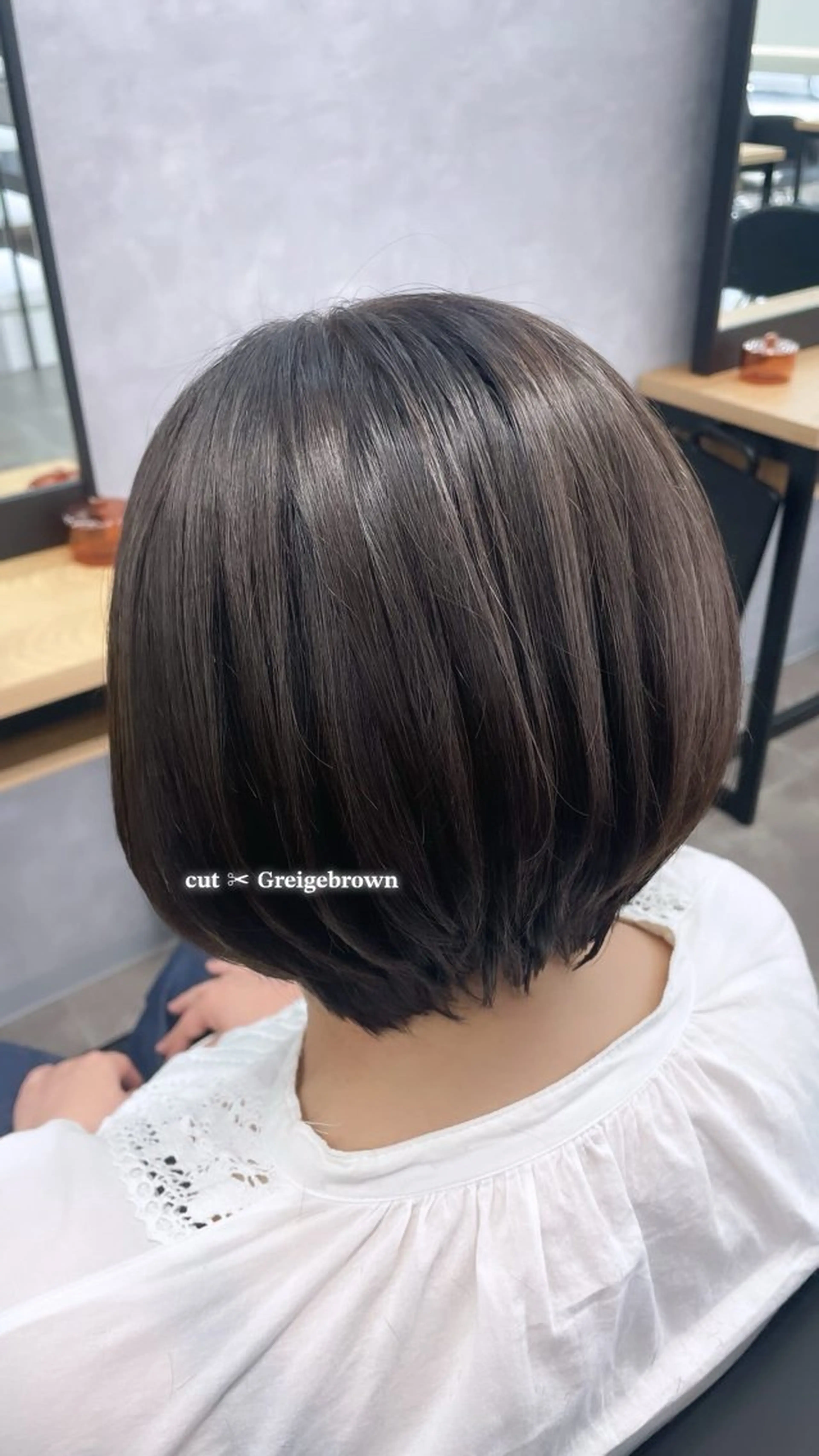 ショート カラー 透明感カラー ヘアカラー 🪡 KIMU🪡🎀のヘアスタイル