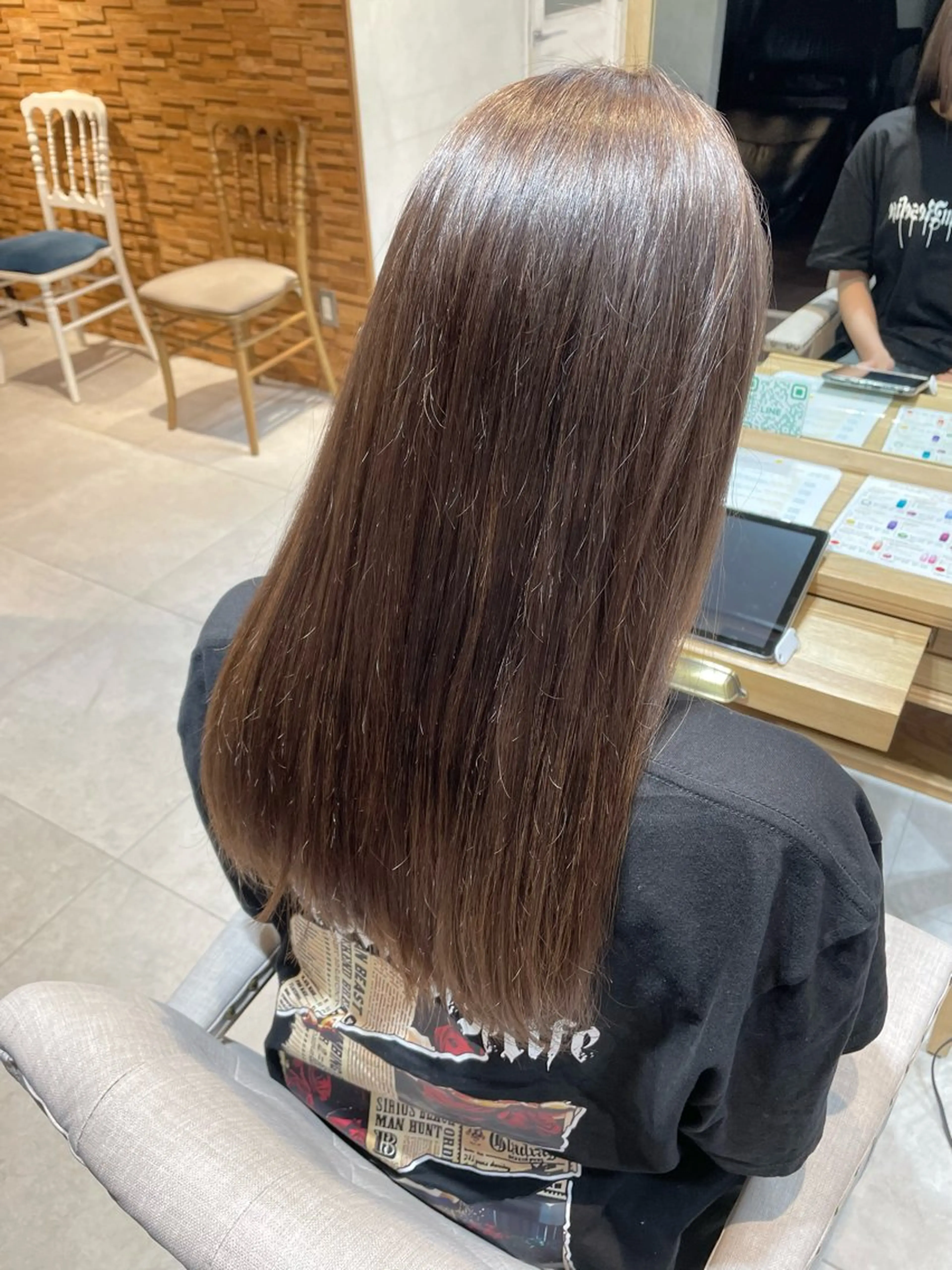 カラー ベージュカラー 白井 雪乃のヘアスタイル