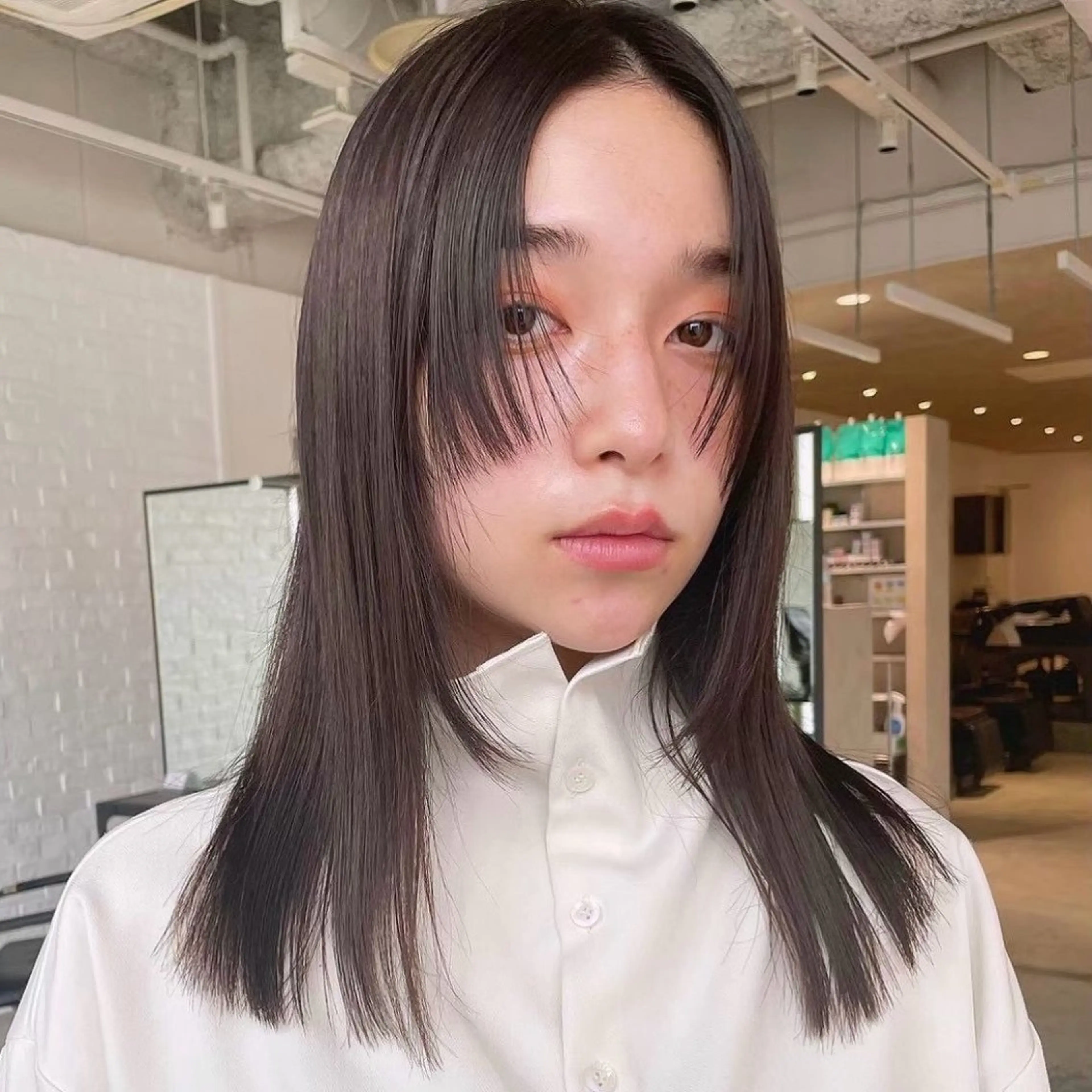 💔ワンカラー/柔らかいカラー🖤ツヤ感アップ➕𝗔𝘂𝗷𝘂𝗮 1step トリートメント付/ミニモ学割の写真