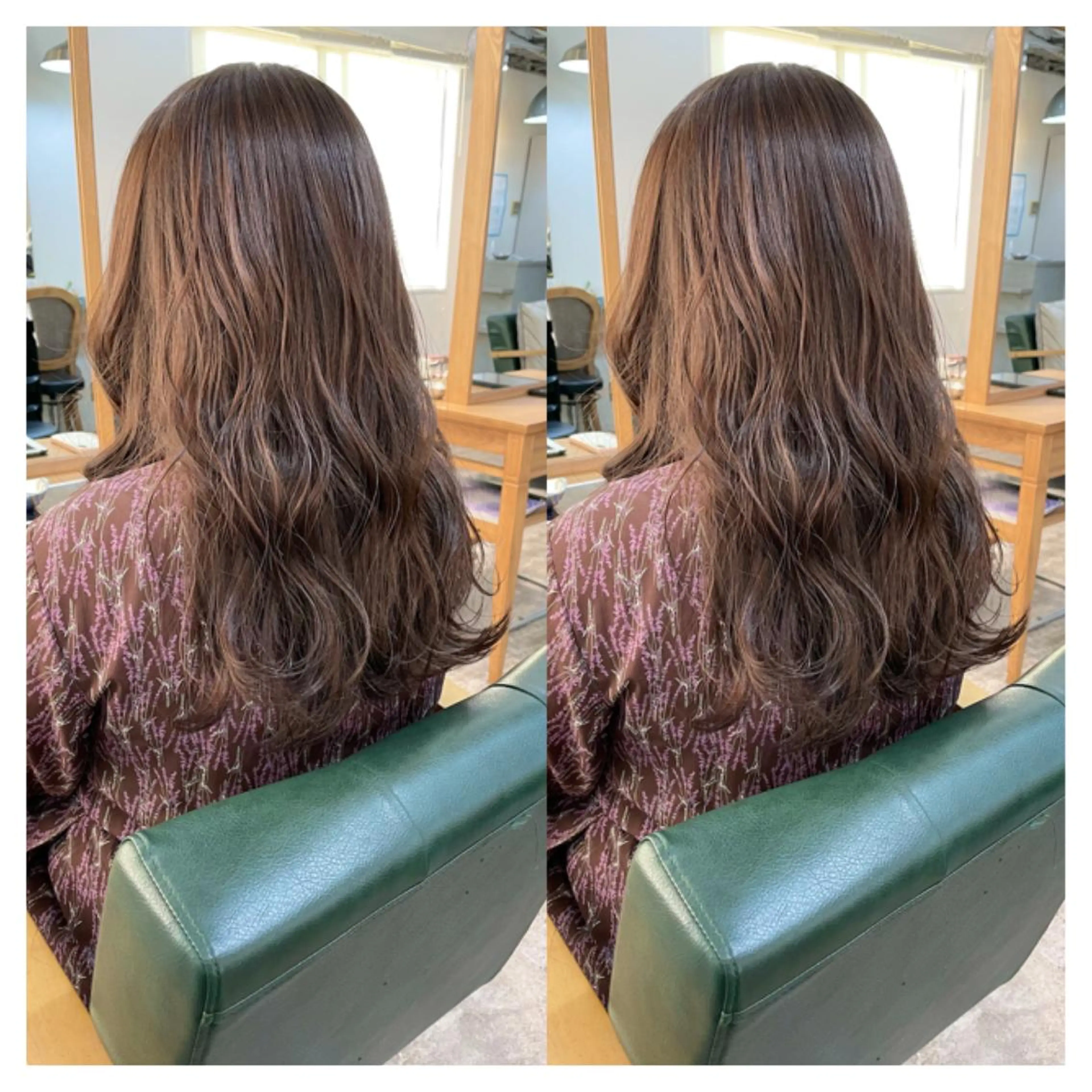 ロング カラー カット ヘアカラー トリートメント 村山 茉衣のヘアスタイル