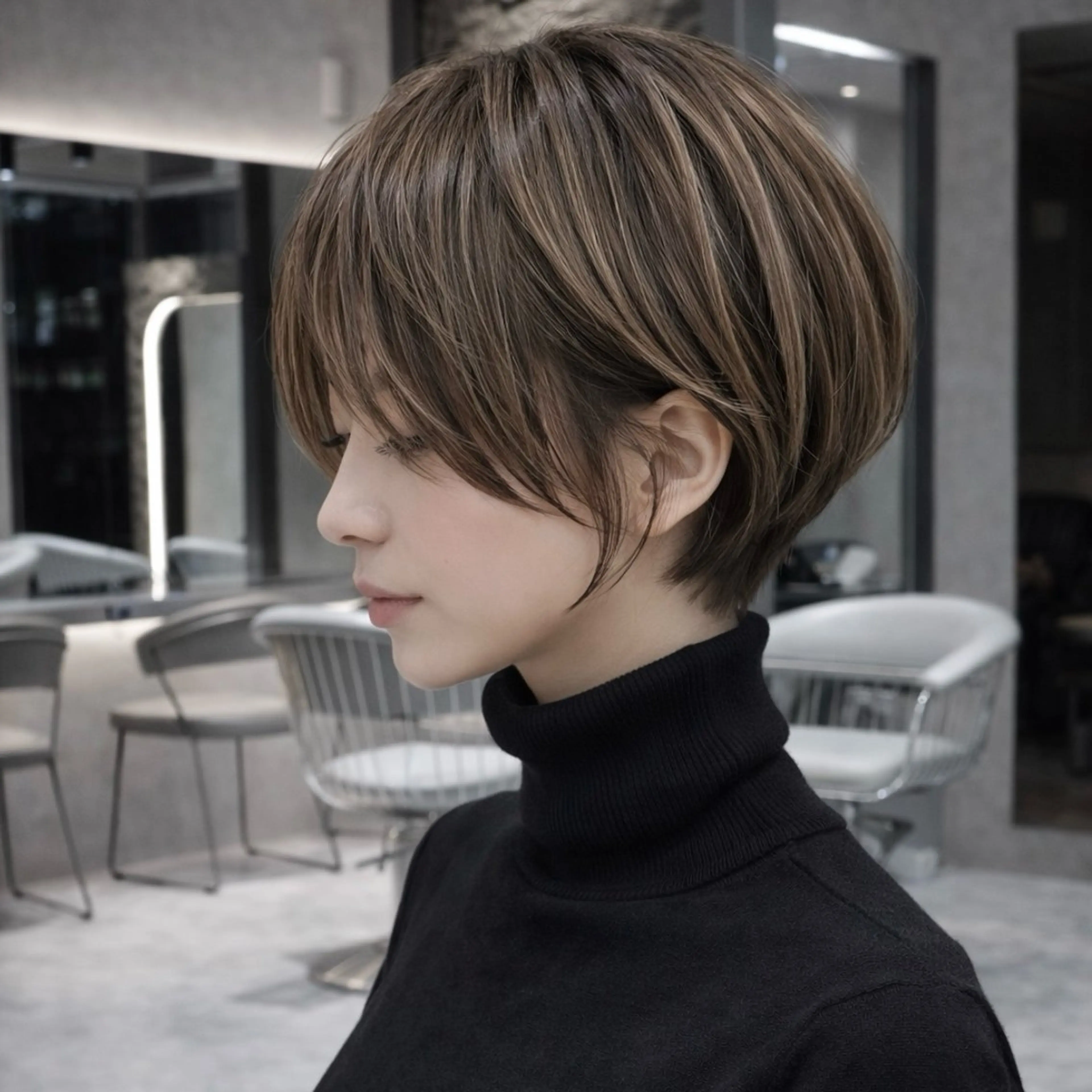 ショート カラー カット ヘアカラー トリートメント ✨大人美人ショート✨ ウメダナオヤのヘアスタイル