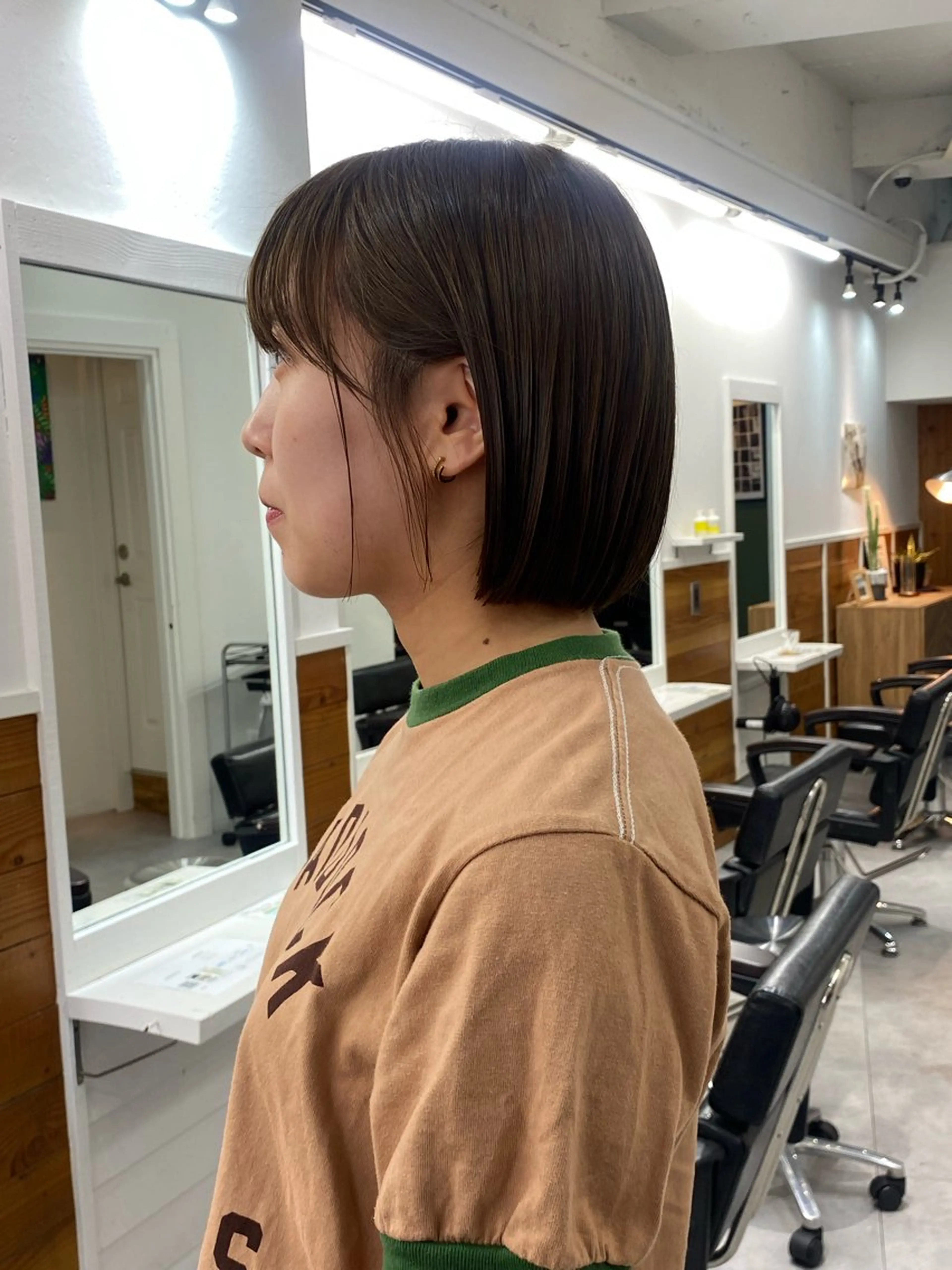 ショート カラー レイヤーボブ/ 艶カラー/サナ🌼のヘアスタイル