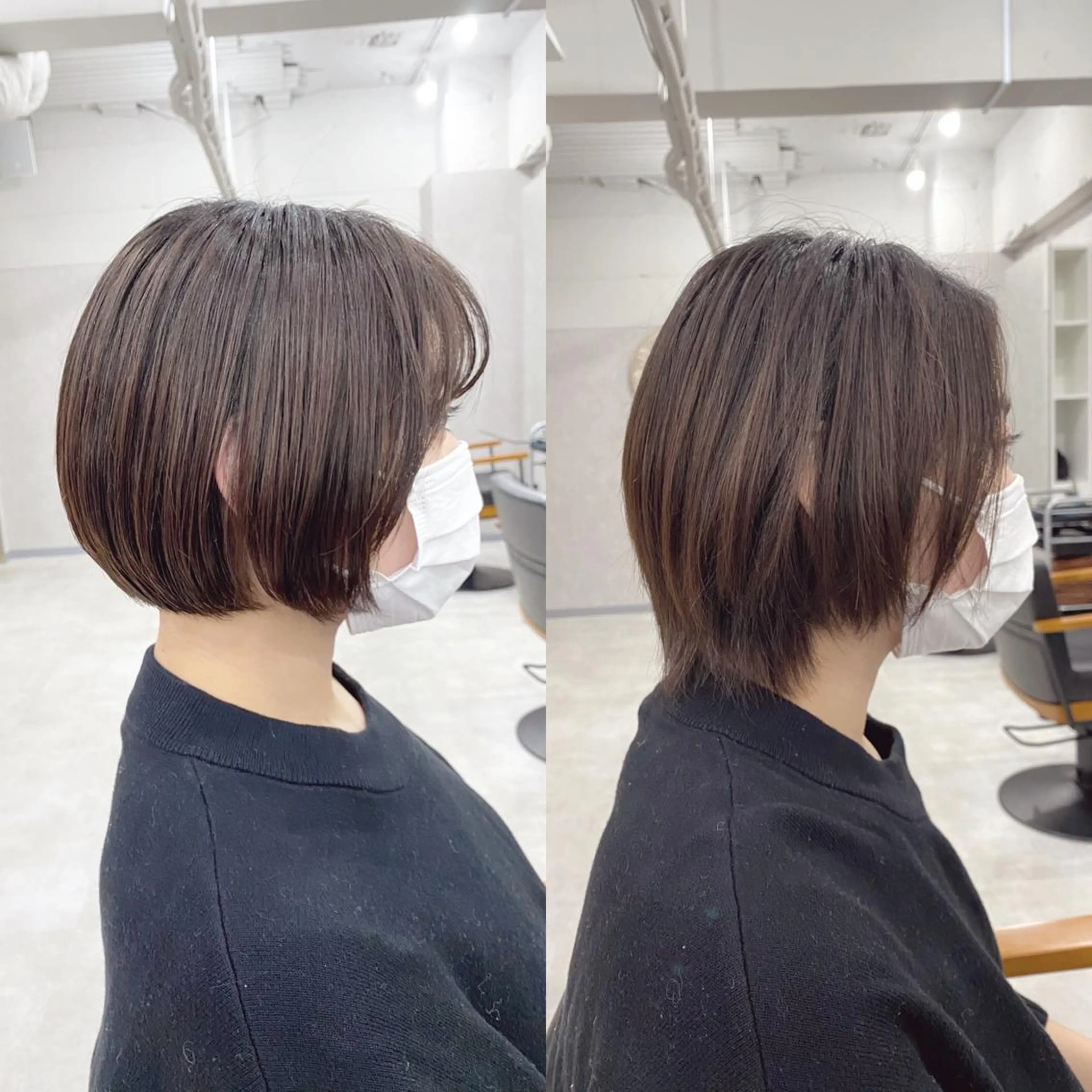 ショート カラー カット ヘアカラー トリートメント ⭐️ショート⭐️美髪 矯正⭐️水口陸のヘアスタイル