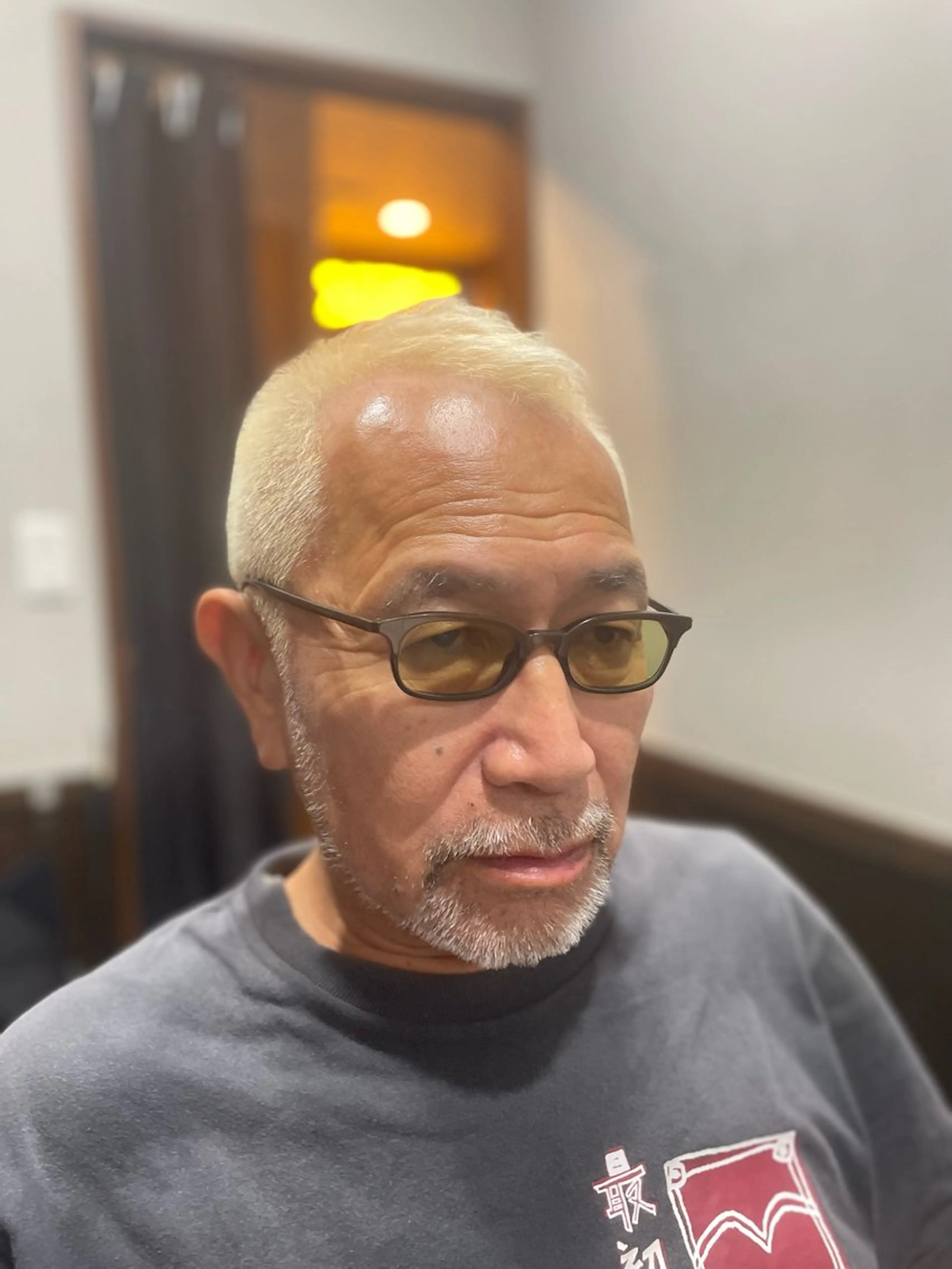 カラー メンズ 横浜フェードカット 田嶋勇祐のヘアスタイル