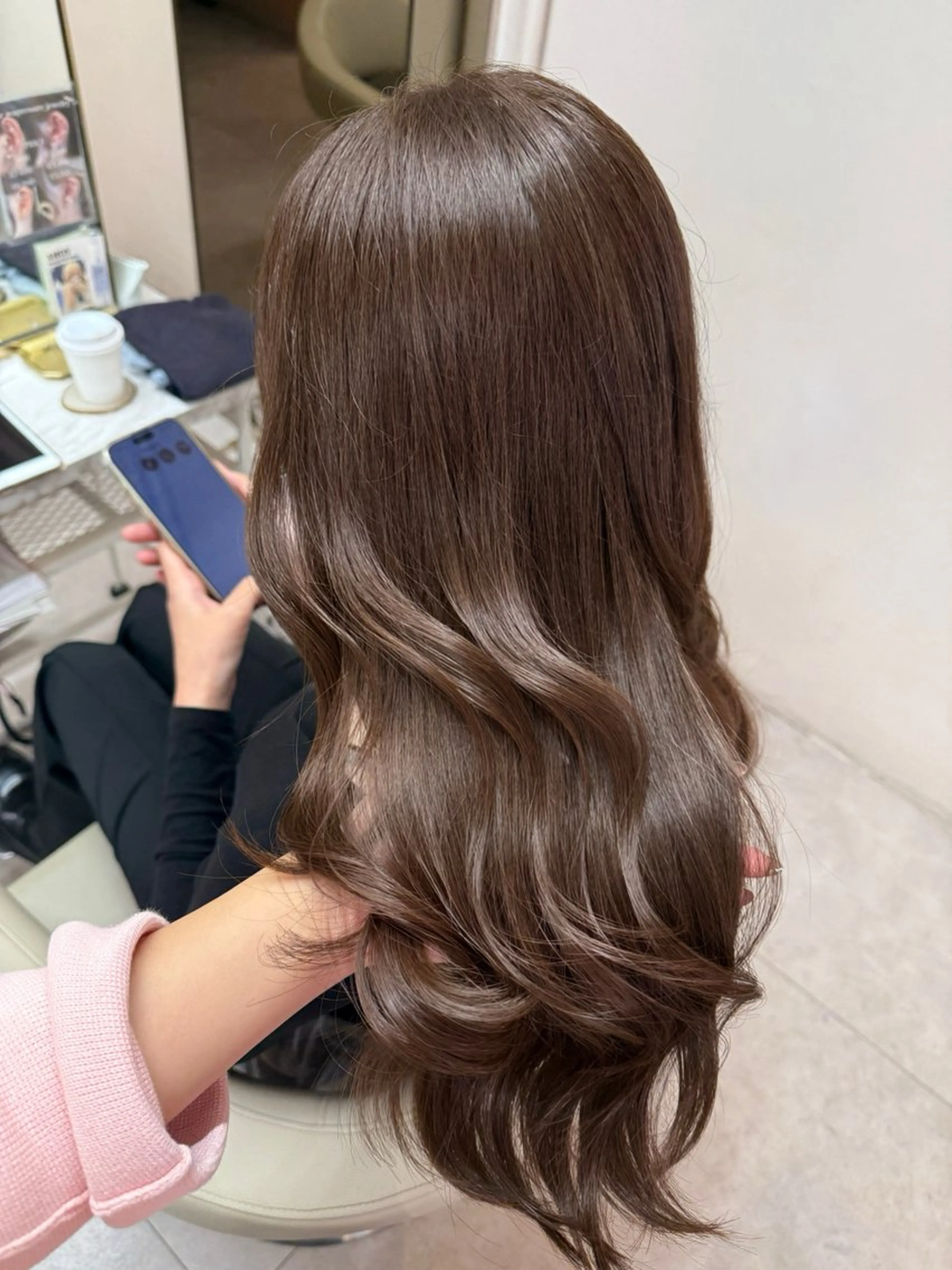 ロング カラー カット ヘアカラー トリートメント ♡韓国/レイヤー カット/Ayana♡のヘアスタイル