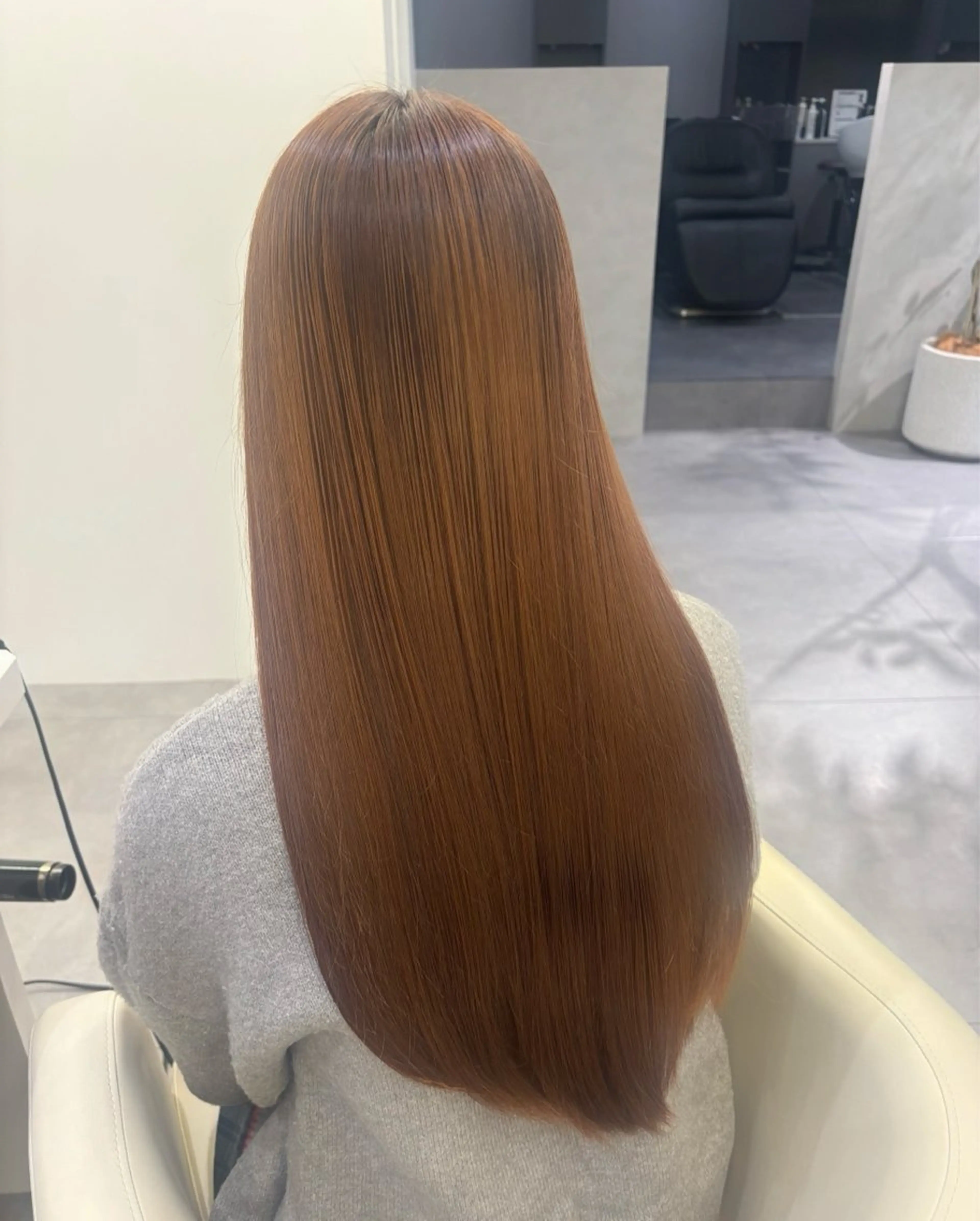 ロング 髪質改善 縮毛矯正 カラーモデル募集/ 小山栞のヘアスタイル