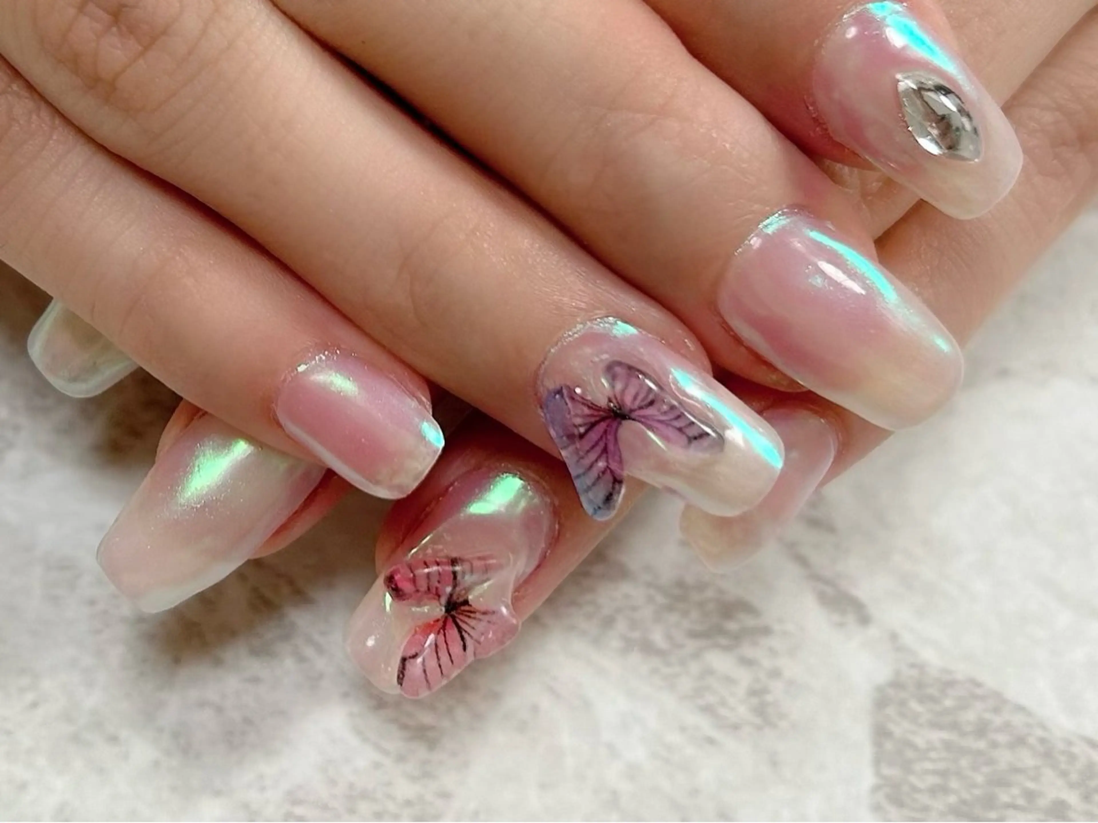 ネイル ハンドネイル an sucre baseのネイルデザイン