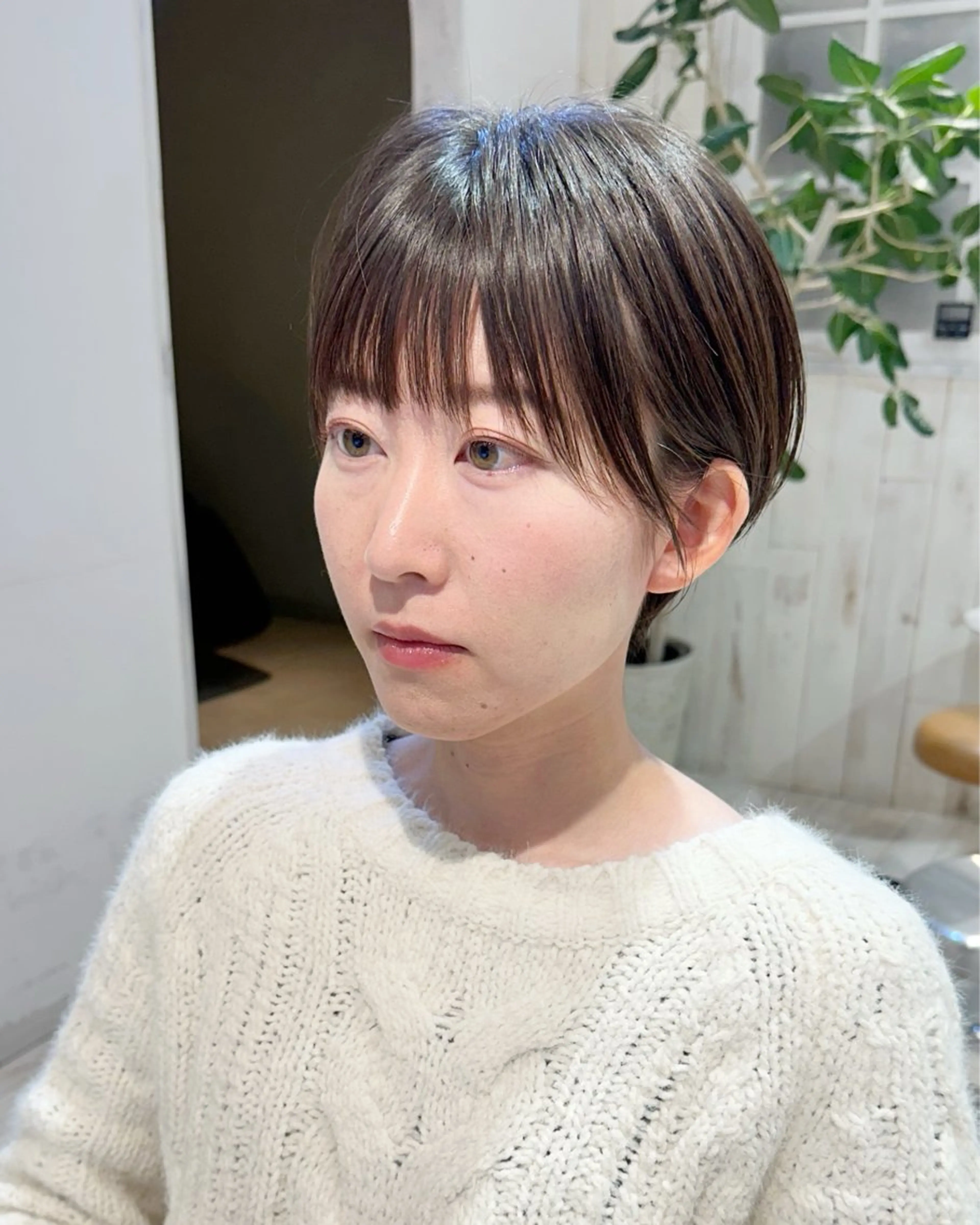 ショート カット トリートメント 縮毛矯正/ショート/ レイヤー/畑中正敏のヘアスタイル