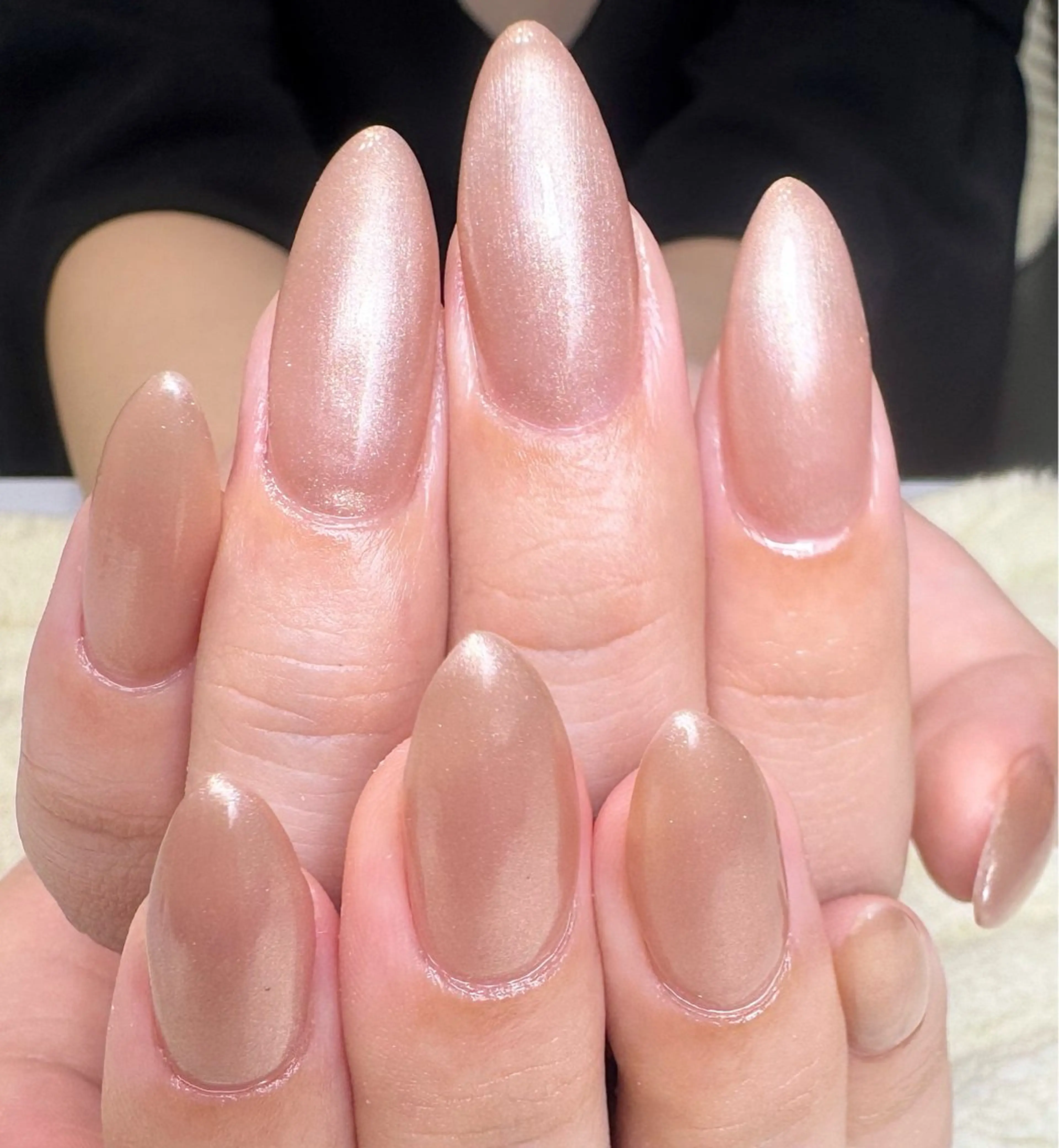 ネイル ロングネイル ワンカラーネイル ハンドネイル LinoTino nailのネイルデザイン