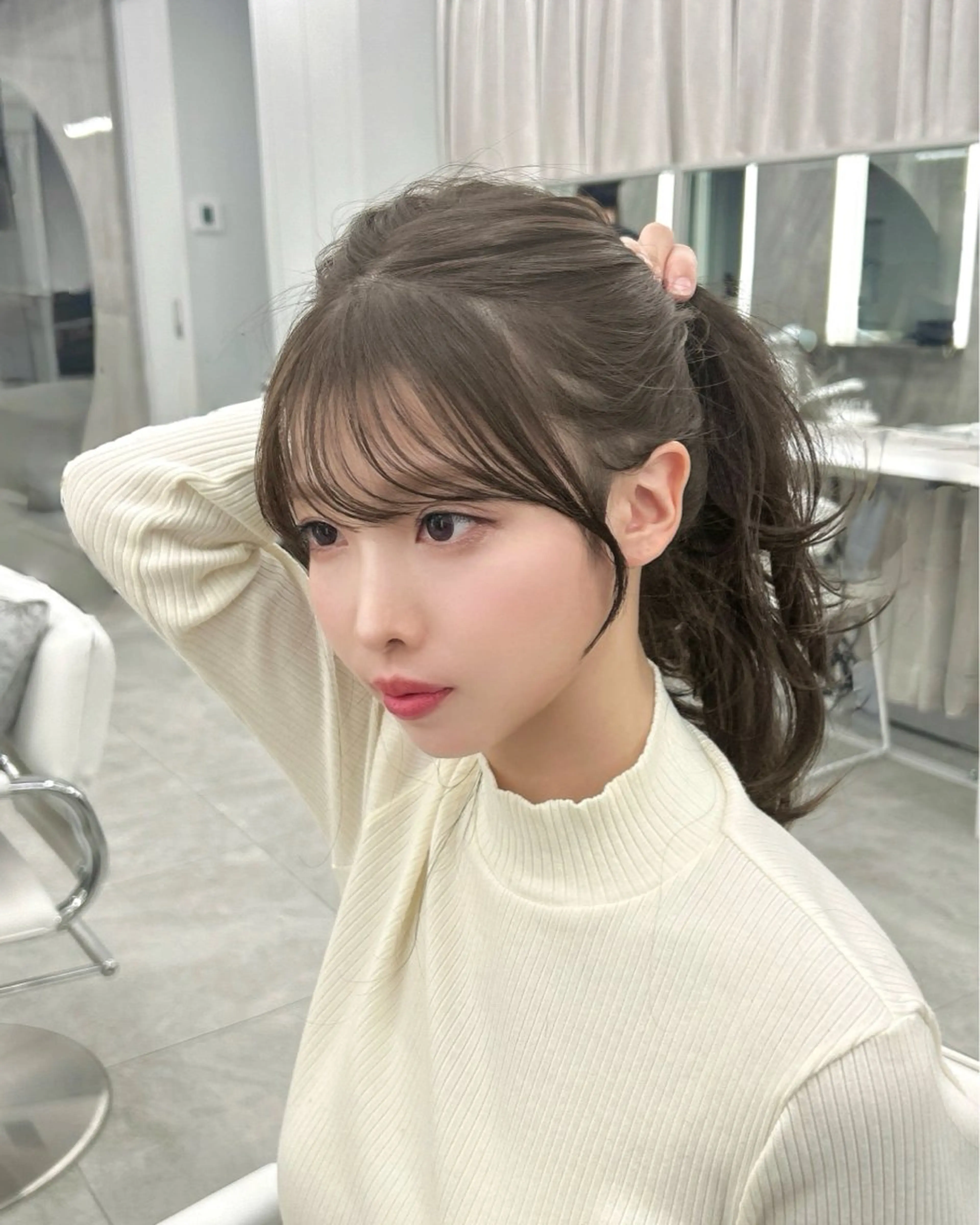 ロング 韓国顔まわり/前髪 /レイヤー/いつきのヘアスタイル