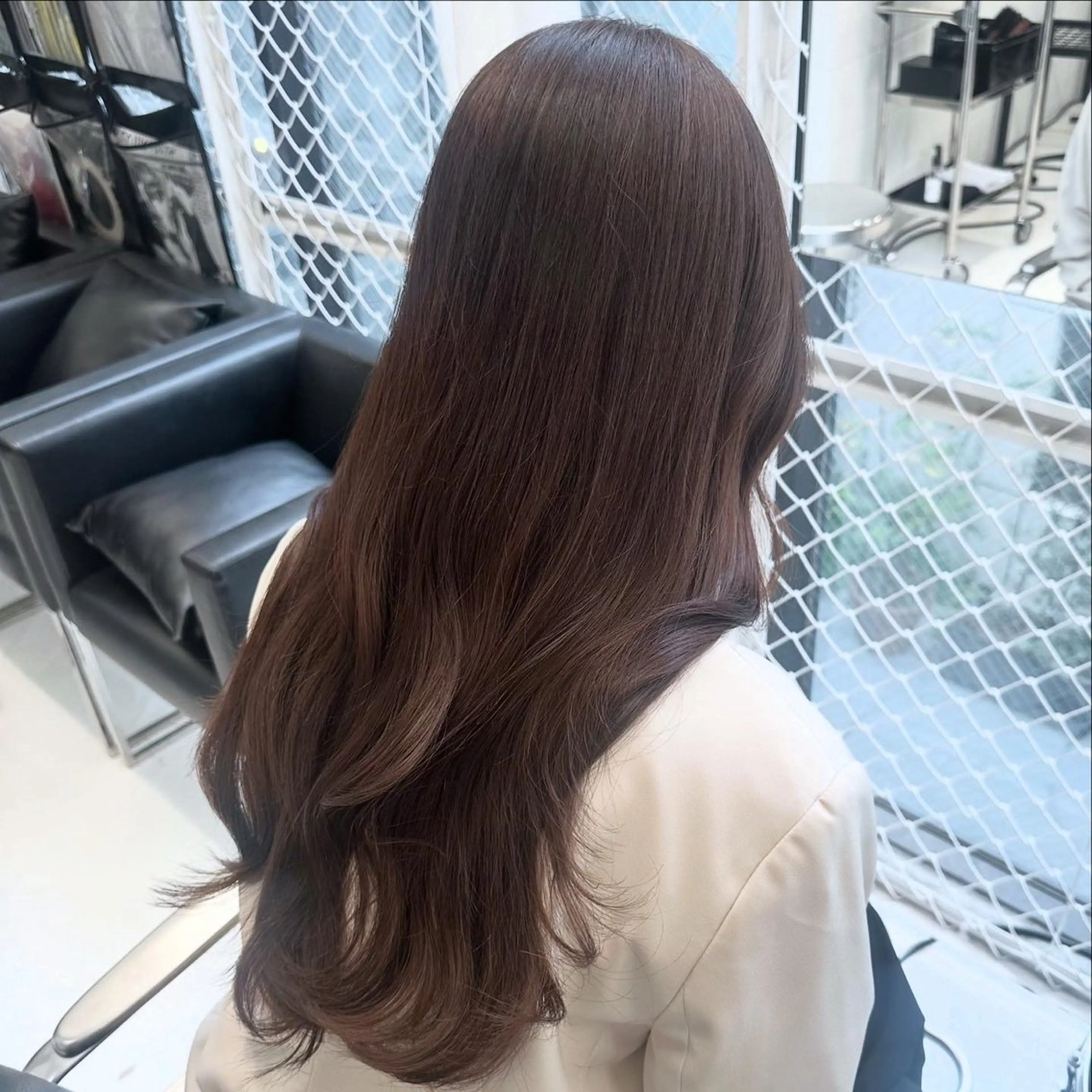 ロング カラー ヘアカラー 🎀ツヤ髪/韓国 ヘアミカ🎀のヘアスタイル