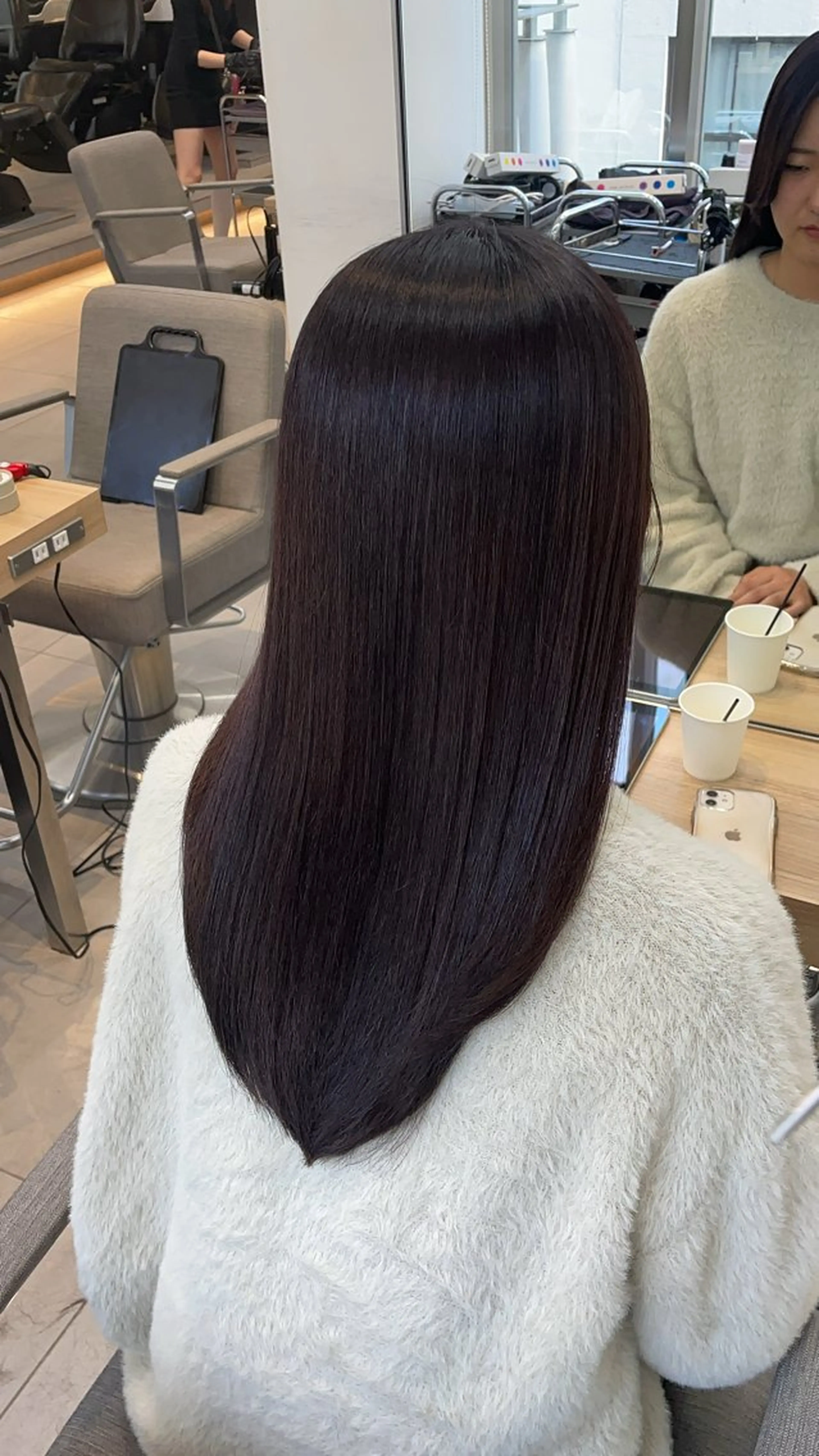 ロング カット 縮毛矯正 トリートメント ヘッドスパ ✨髪質改善✨美髪 矯正🫧小泉のヘアスタイル