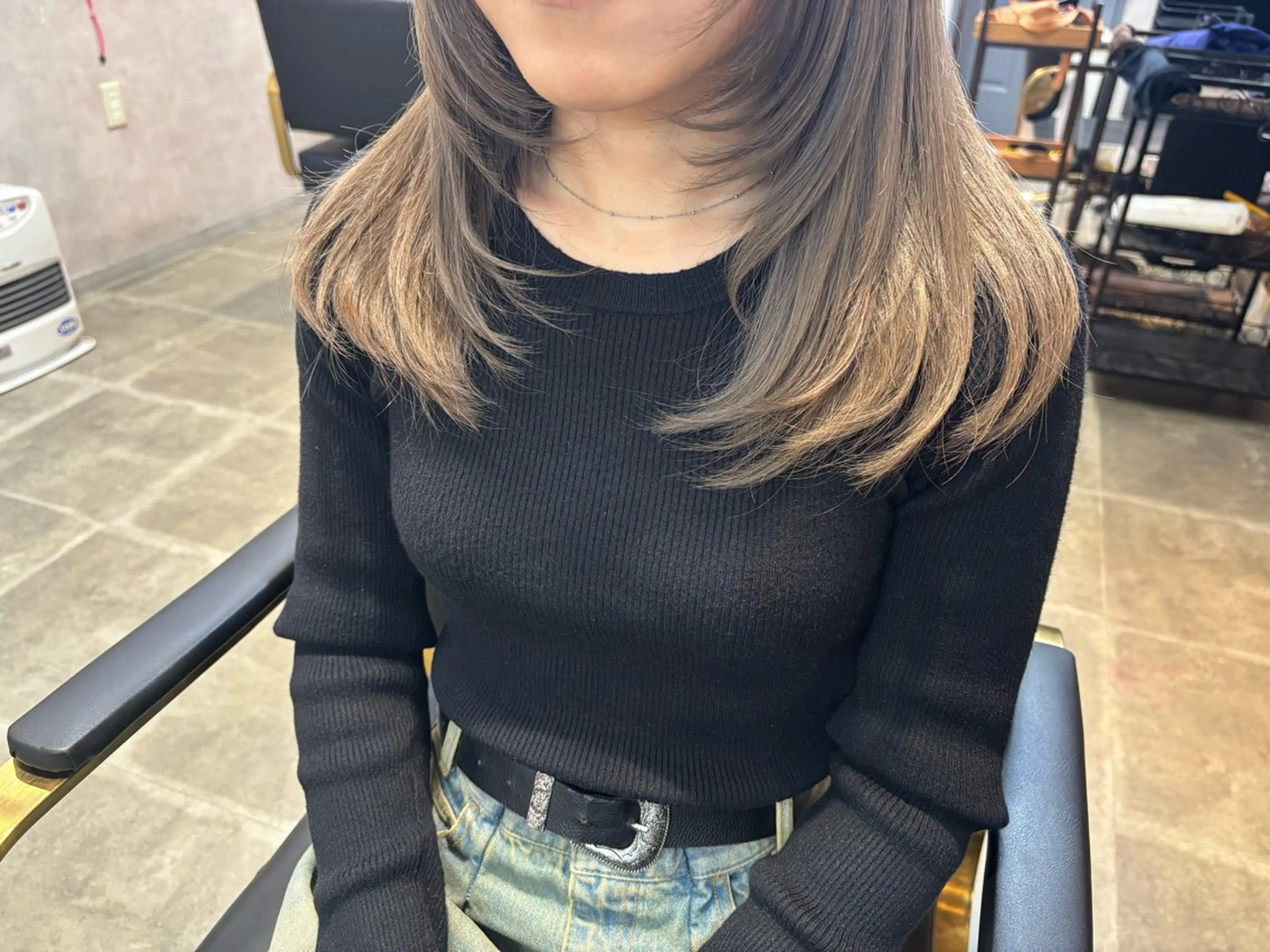 セミロング カラー カット ヘアカラー トリートメント orso hair【オルソーヘア】所属・airi ✂︎ orso hairのヘアスタイル