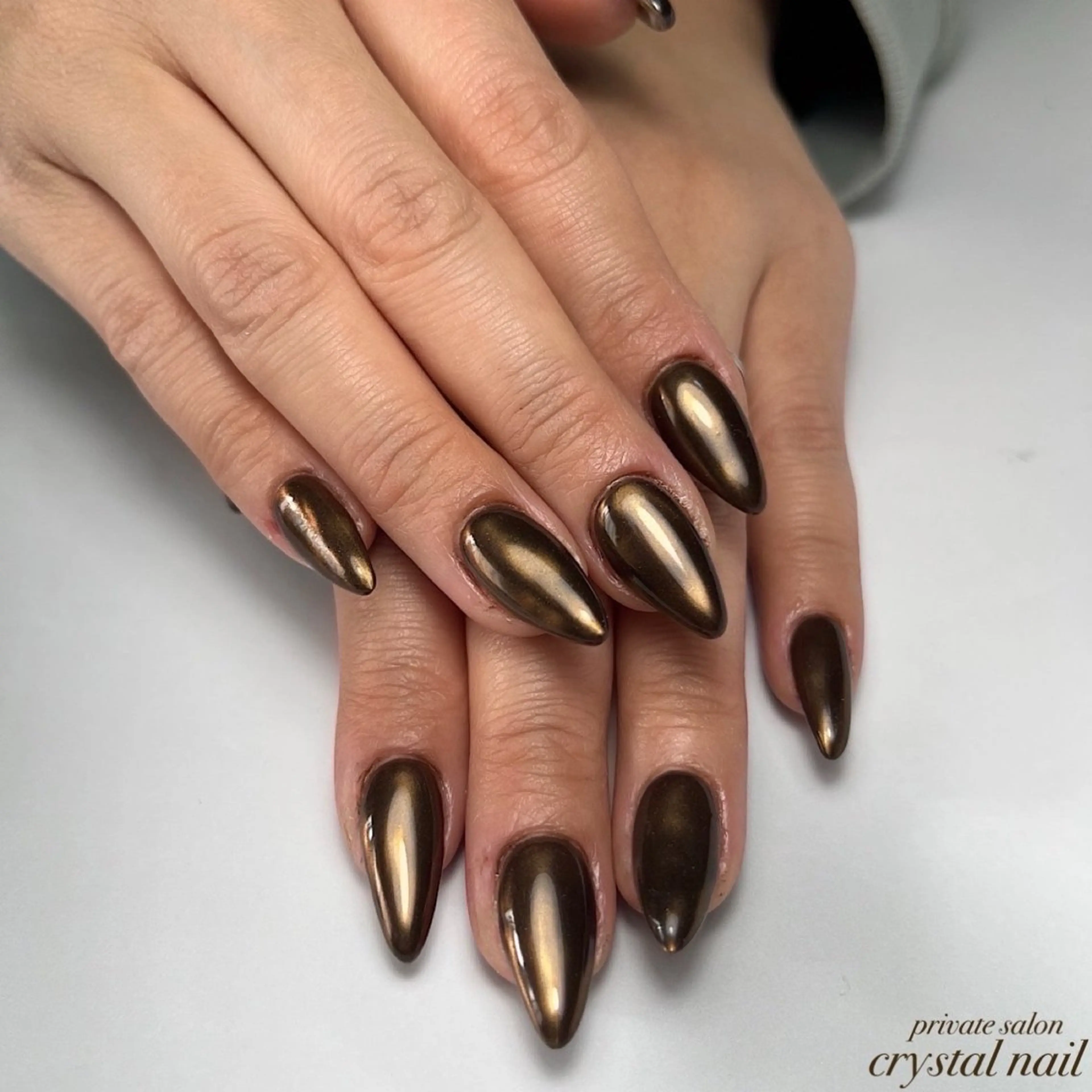 ネイル ミラーネイル Crystal Nailのネイルデザイン