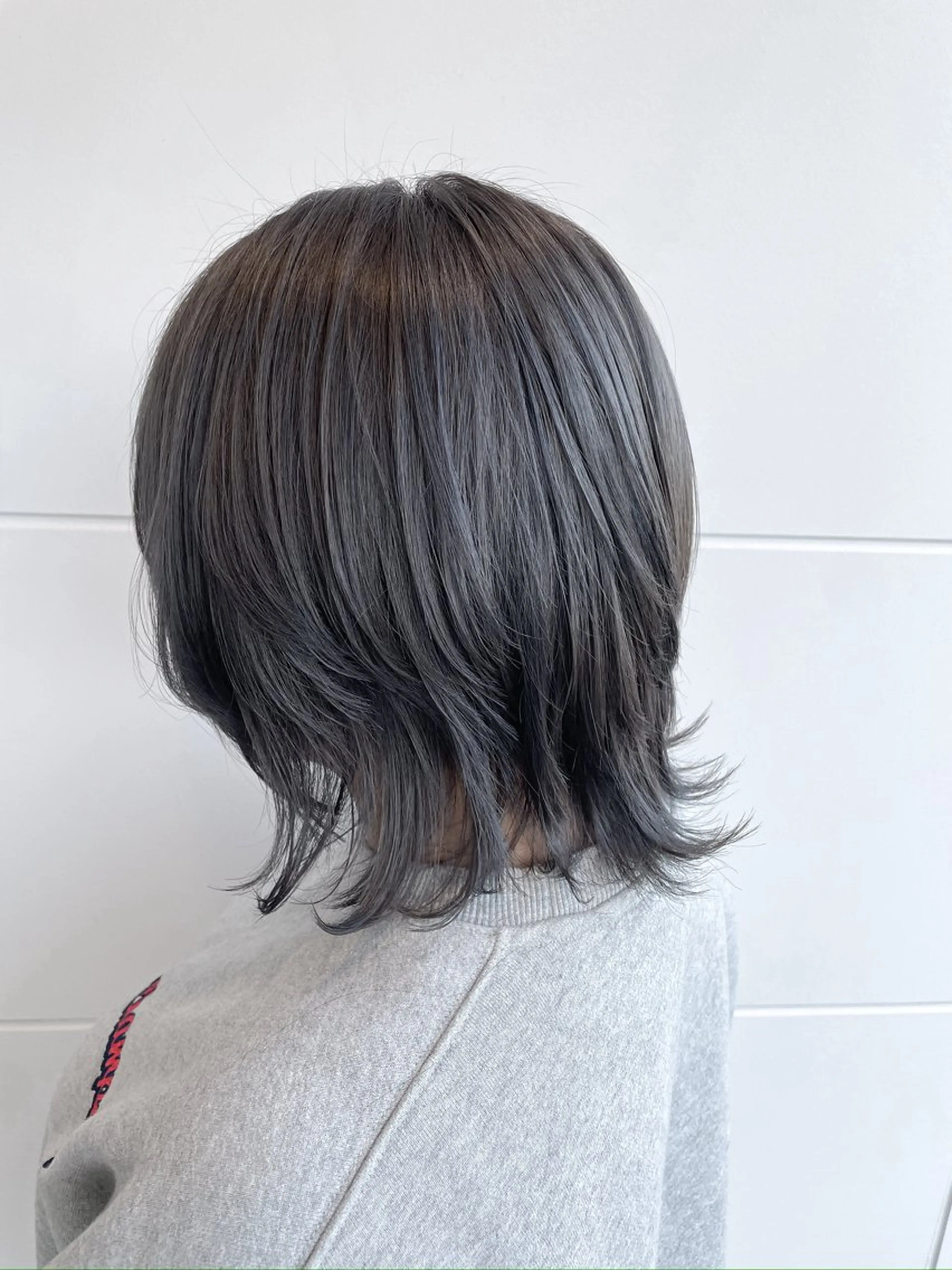 ミディアム カラー カット ヘアカラー トリートメント 透明感カラー/艶感/ メンズパーマ/福島のヘアスタイル