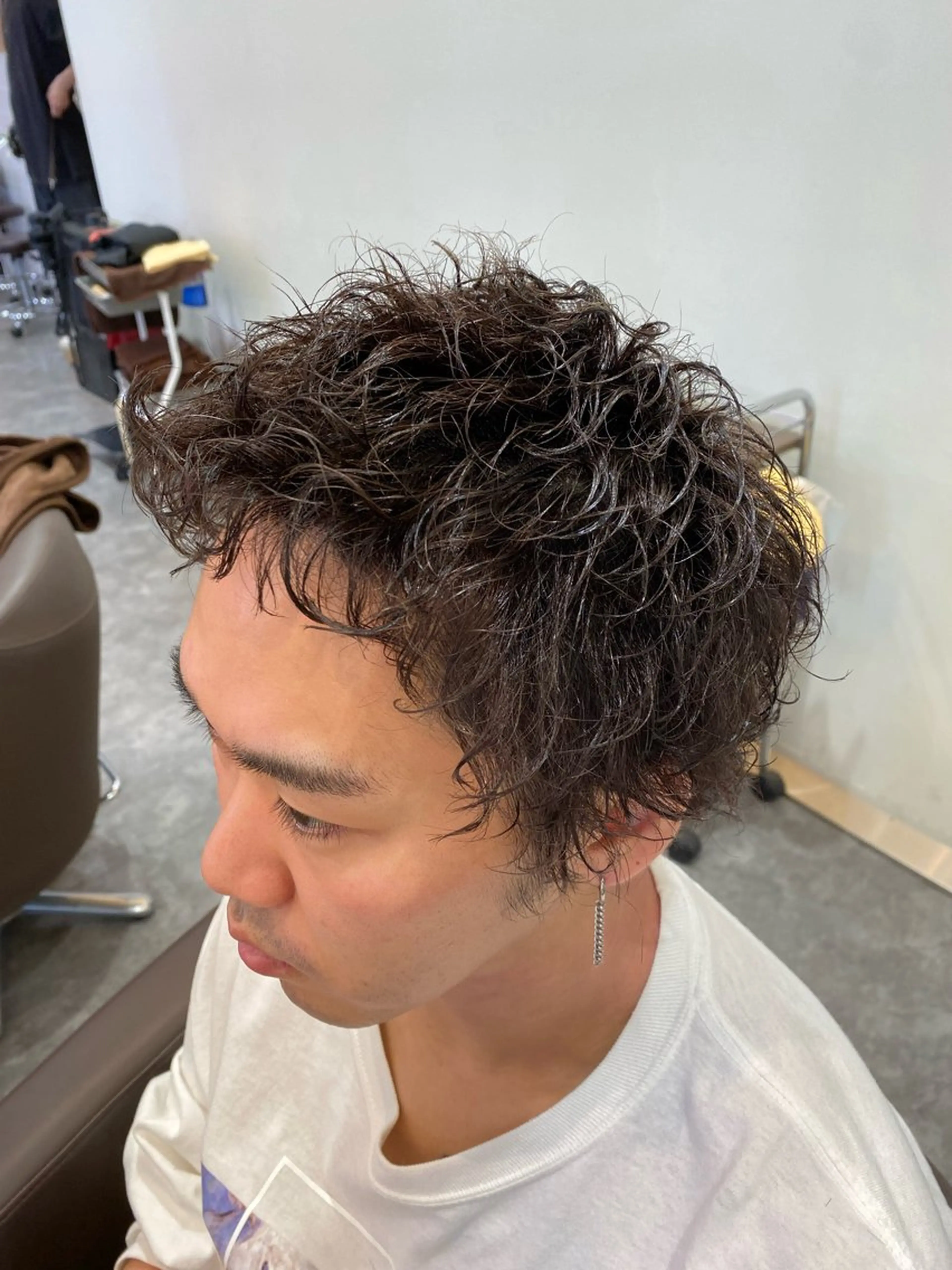 パーマ メンズ メンズ特化LIBER 石川玲央のヘアスタイル