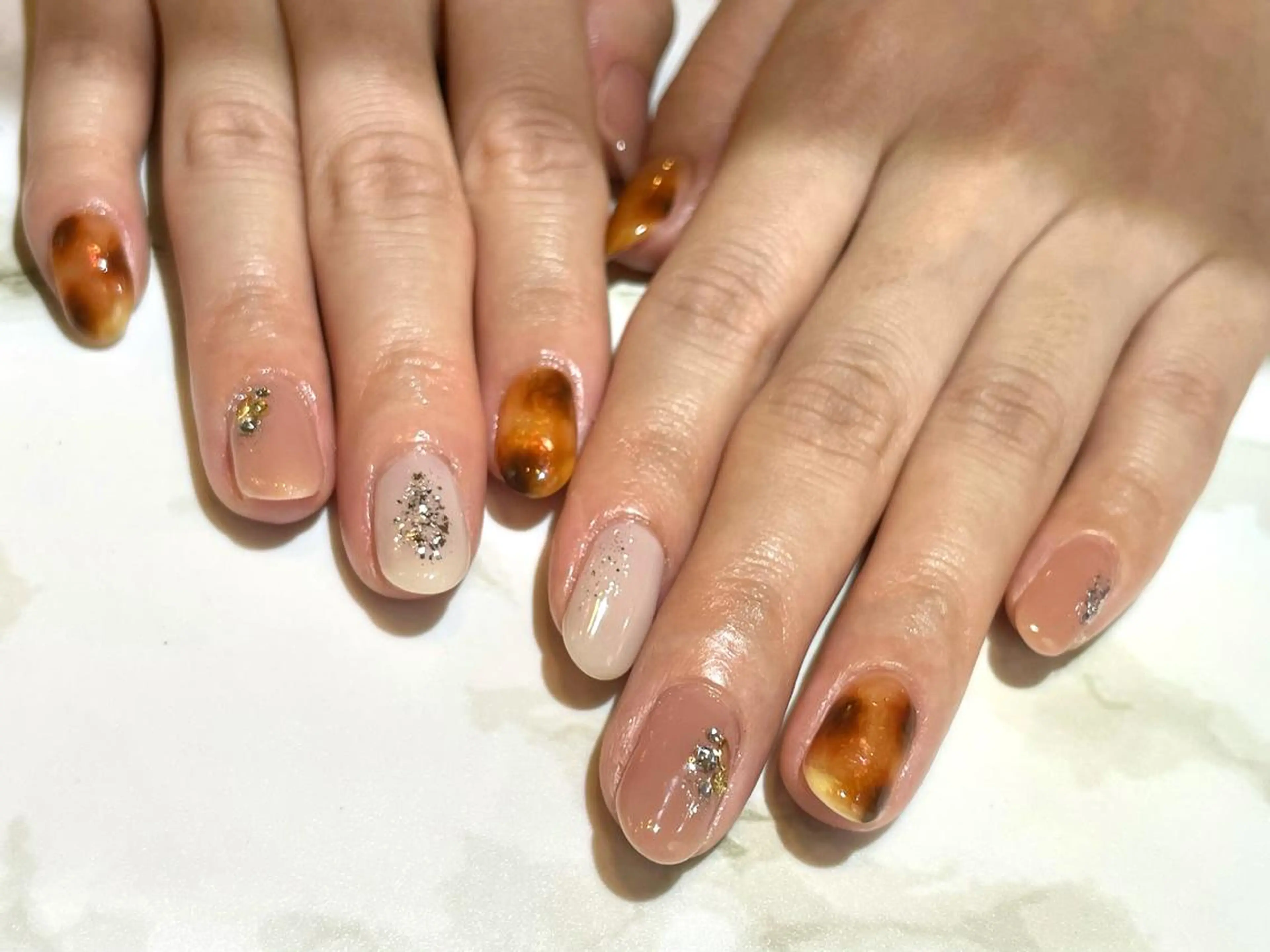 ネイル ハンドネイル 水戸 彩夏のネイルデザイン