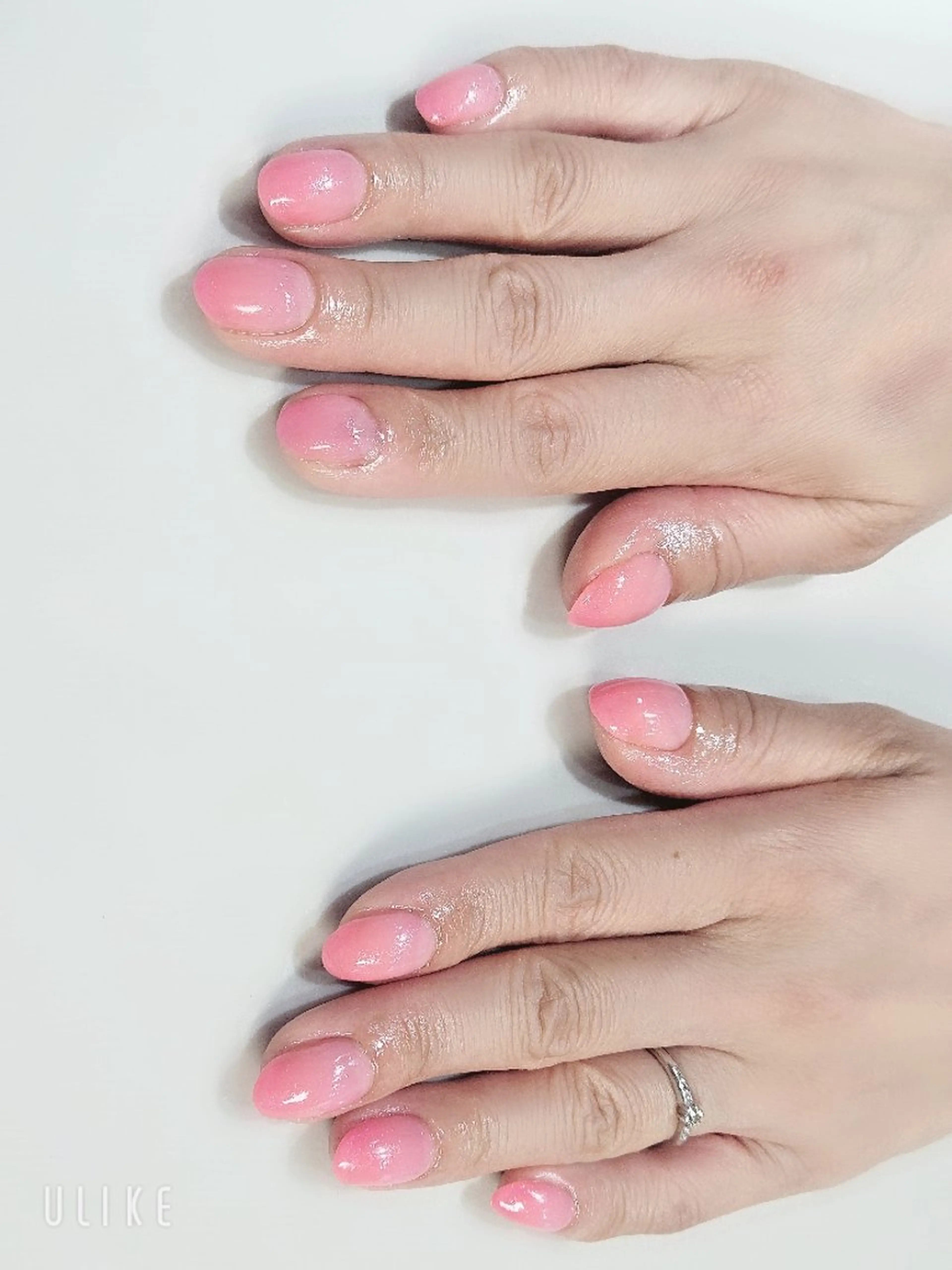 ネイル グラデーション ワンカラーネイル WINK所属・吉澤 響香のネイルデザイン