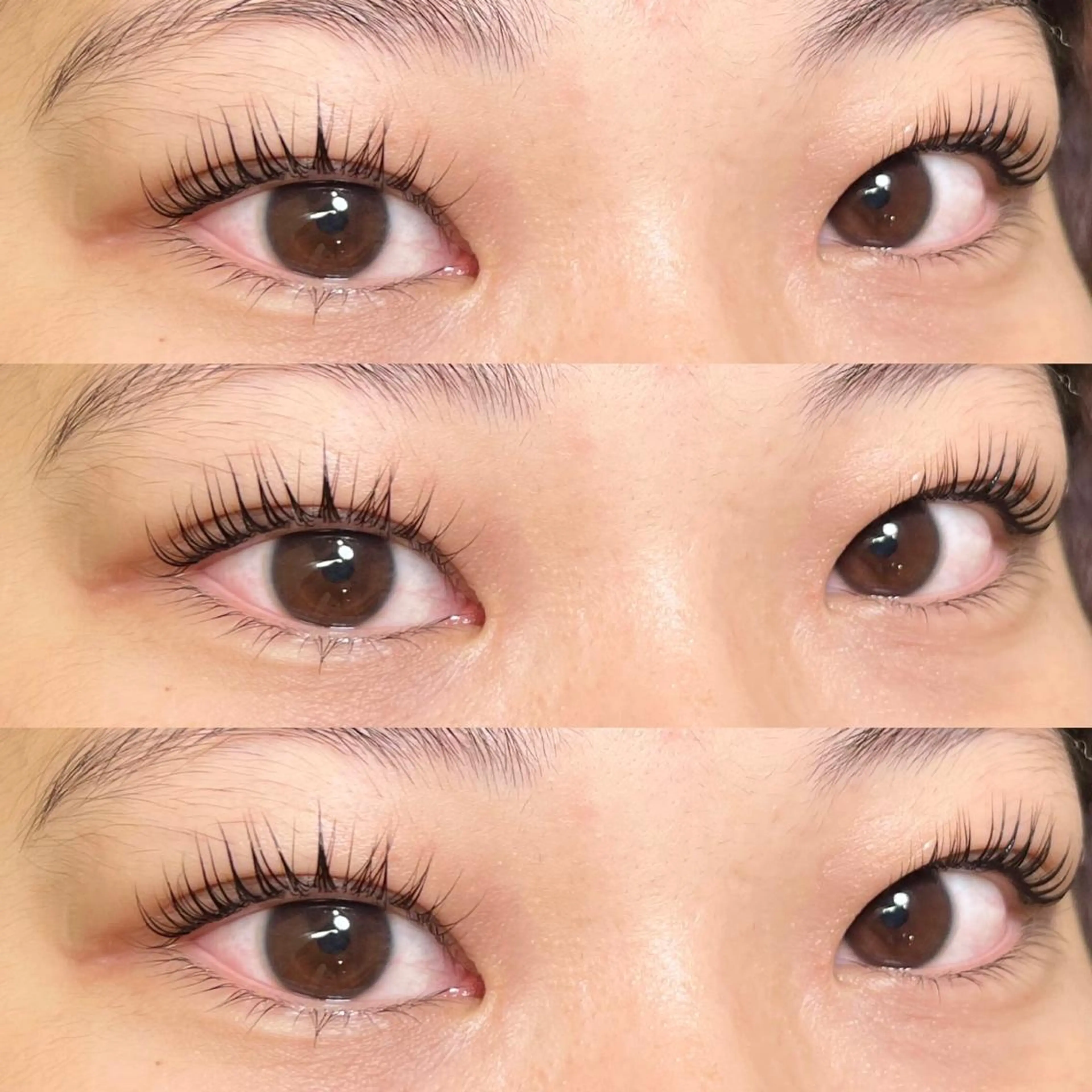 マツエク・マツパ アイブロウ フラットラッシュ パリジェンヌラッシュリフト まつげパーマ 下まつげエクステ 一重×まつ毛パーマ Cherie Kawaguchiのマツエク・マツパデザイン