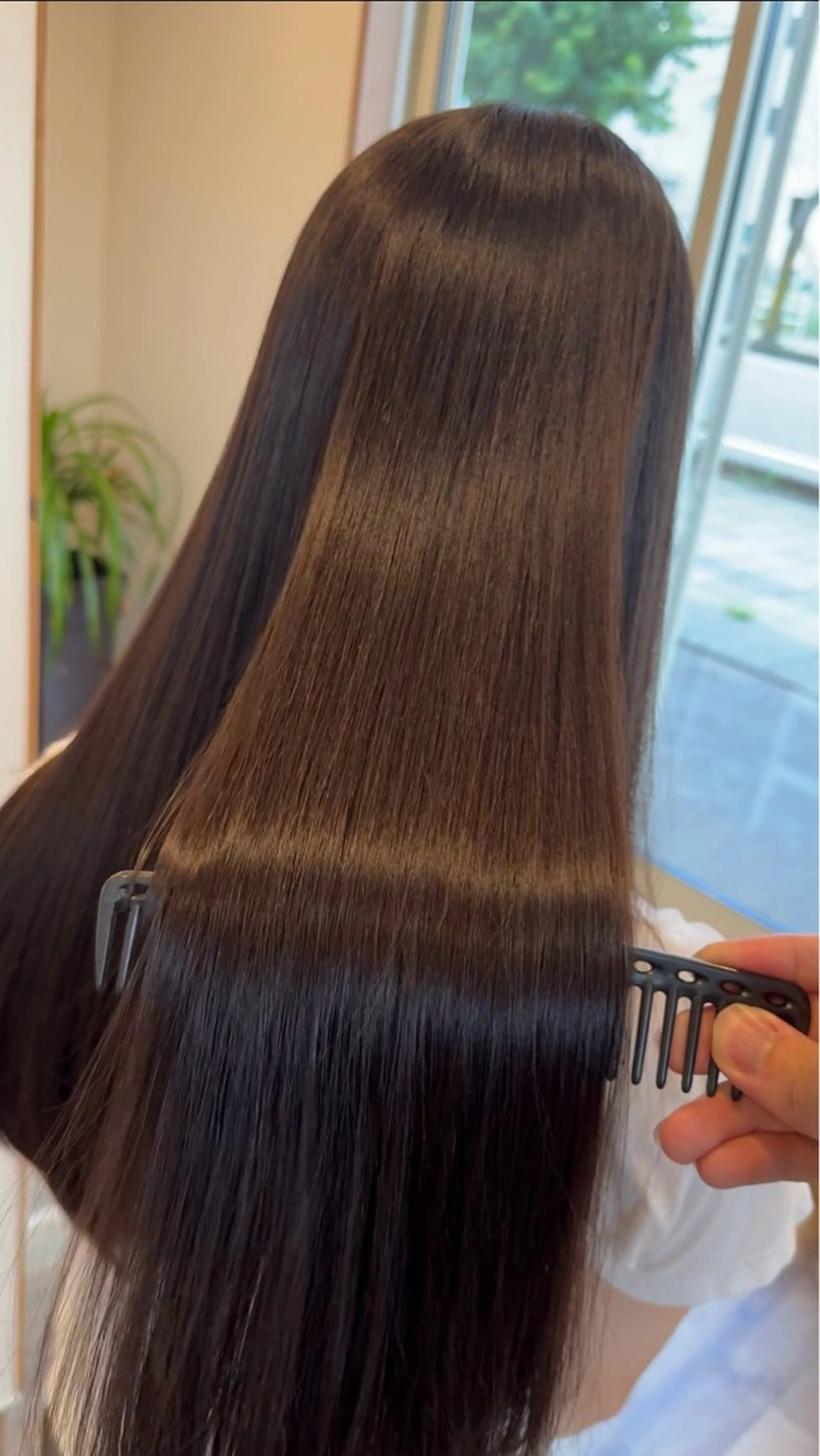 ロング カット 縮毛矯正 トリートメント Claire 【クレール】所属・髪質改善カラー/ みきやのヘアスタイル