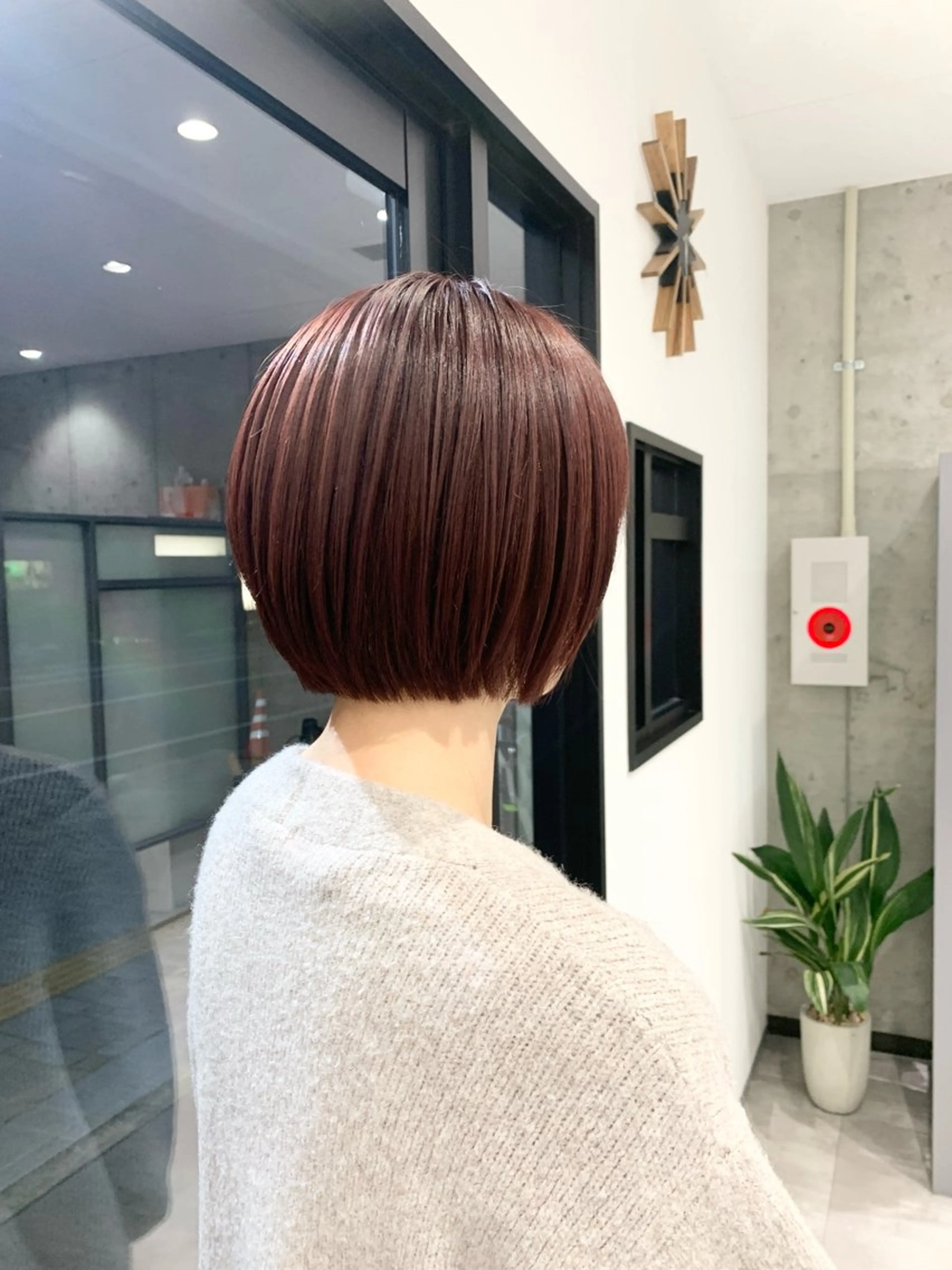 ショート カット ヘアカラー トリートメント ヘッドスパ ショートボブ/ママ 美容師/中川ゆみかのヘアスタイル