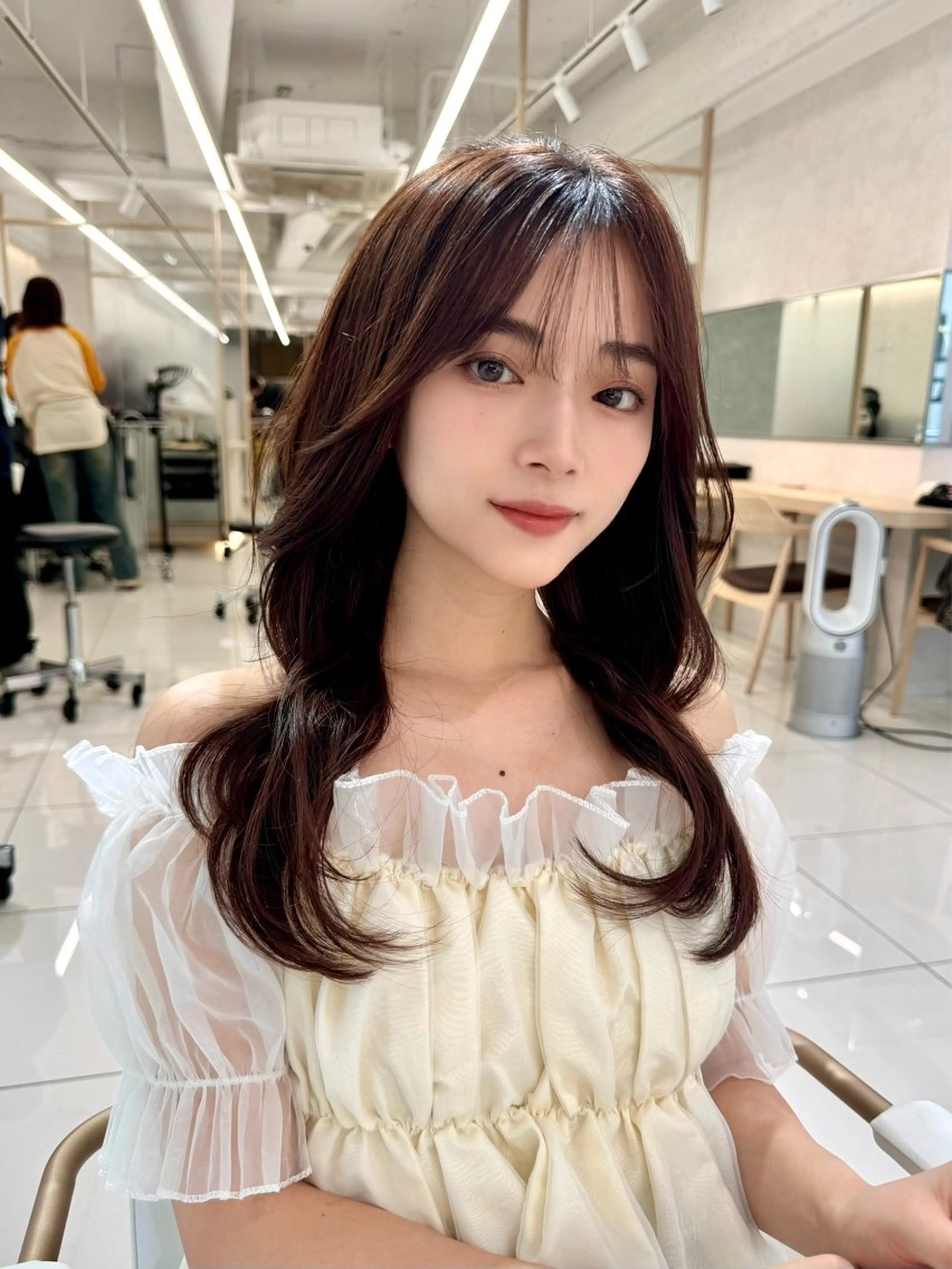 ロング レイヤー/韓国/ 顔周り/しんやのヘアスタイル