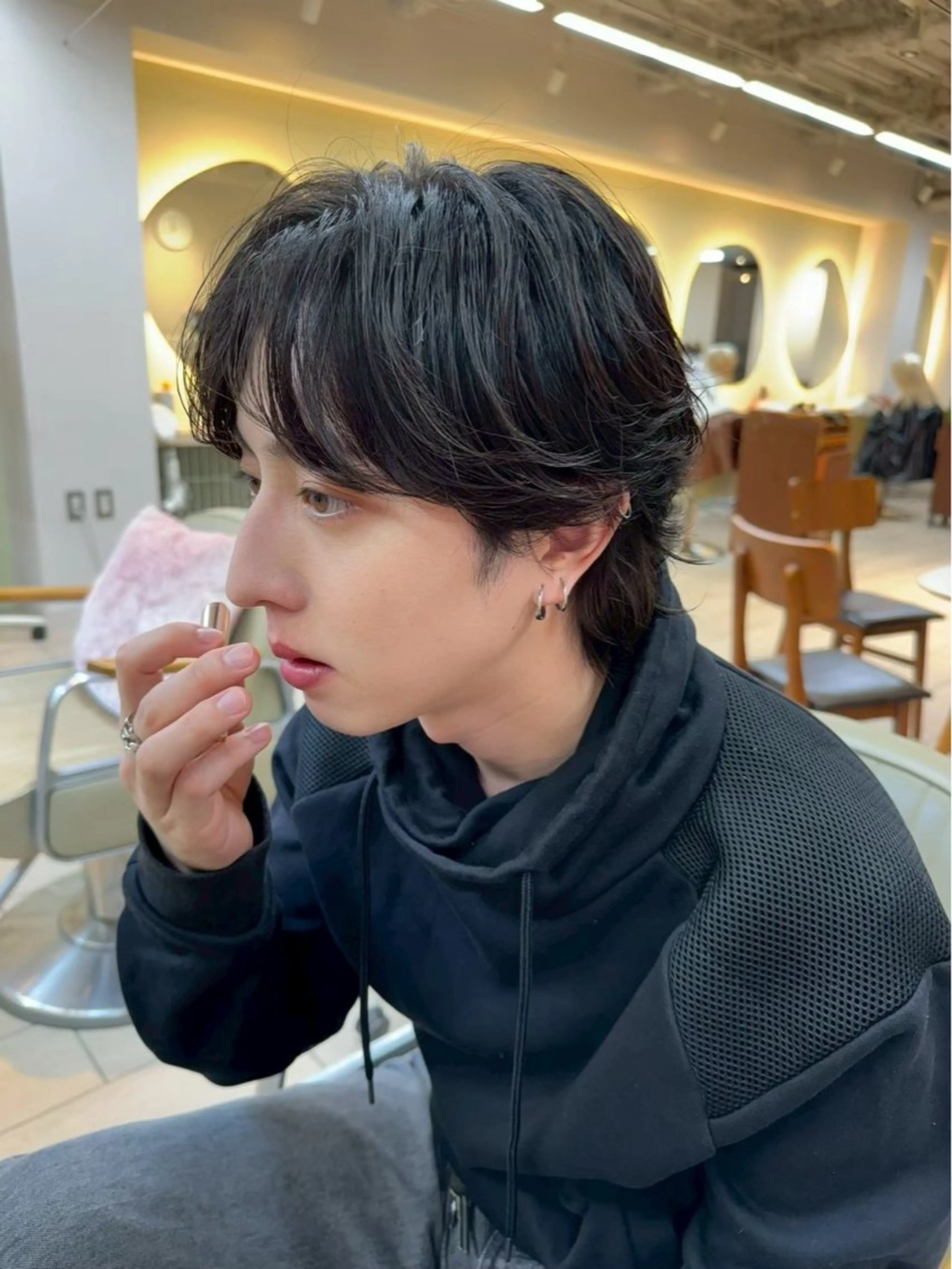 ミディアム メンズ 横浜/メンズカット/ 志賀菜妃のヘアスタイル