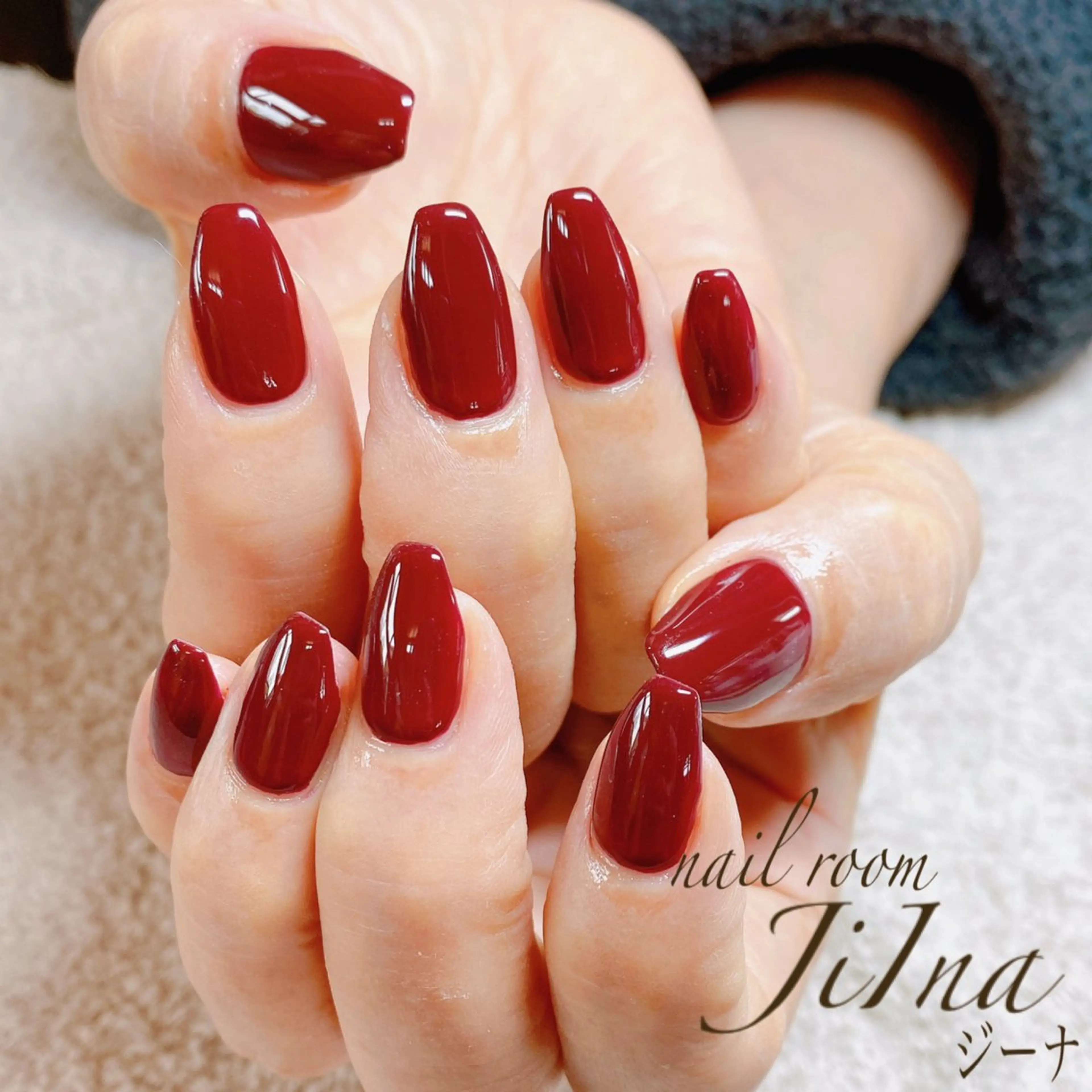ネイル ワンカラーネイル JiIna nailのネイルデザイン
