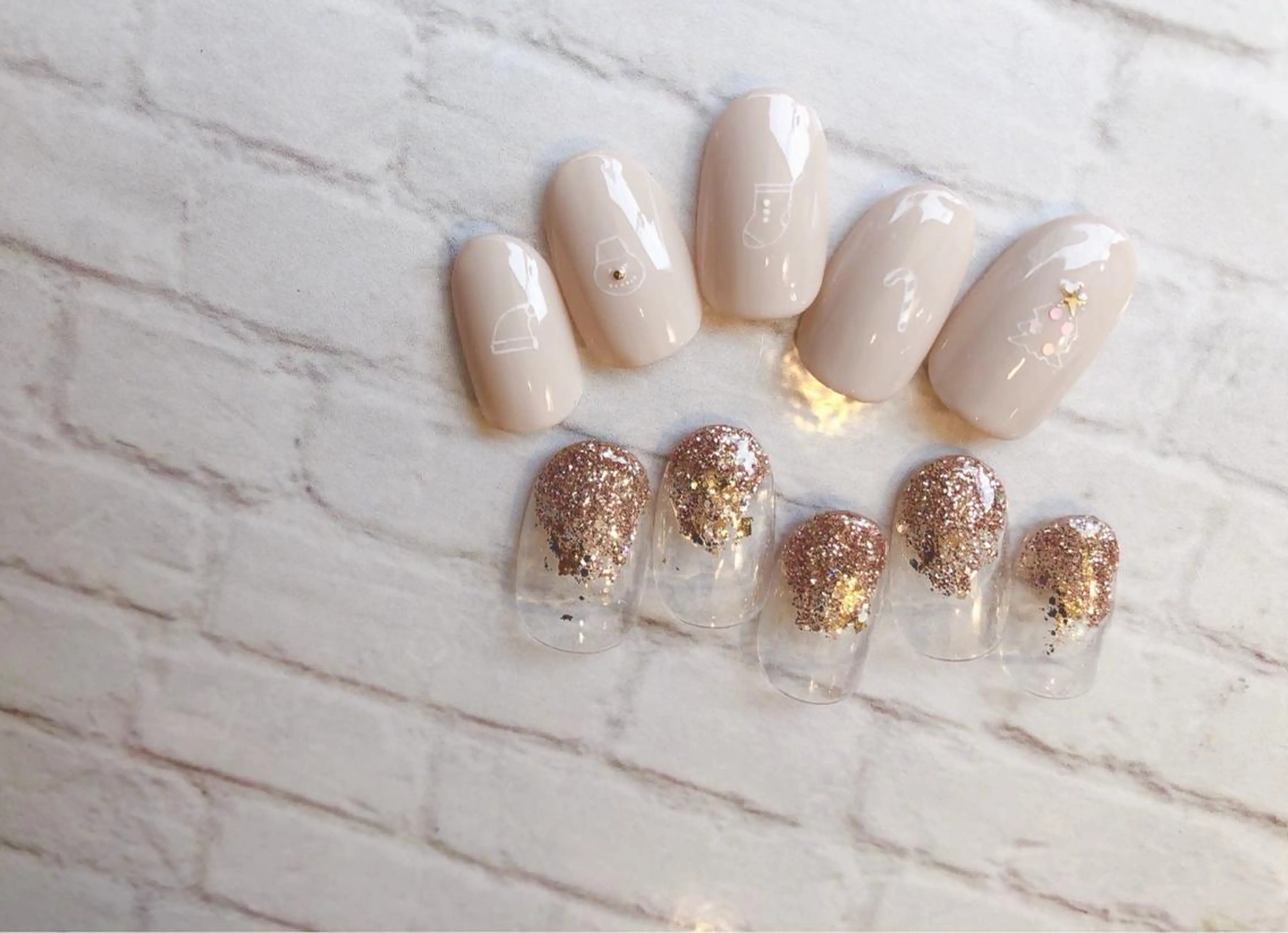 Xmas🎄ネイルプランの写真