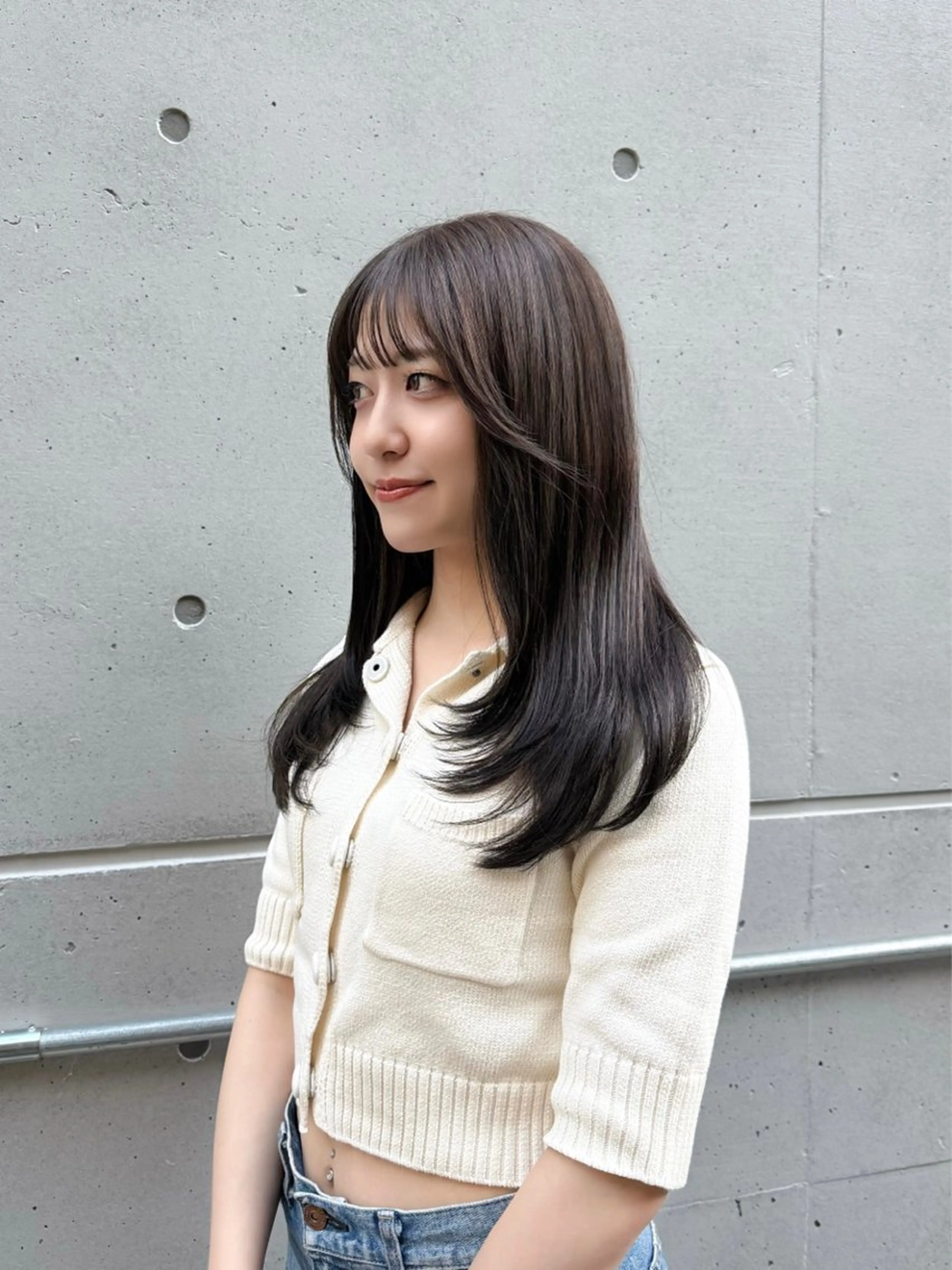 ロング 🎗️mellow 神戸三宮 髪質改善のヘアスタイル