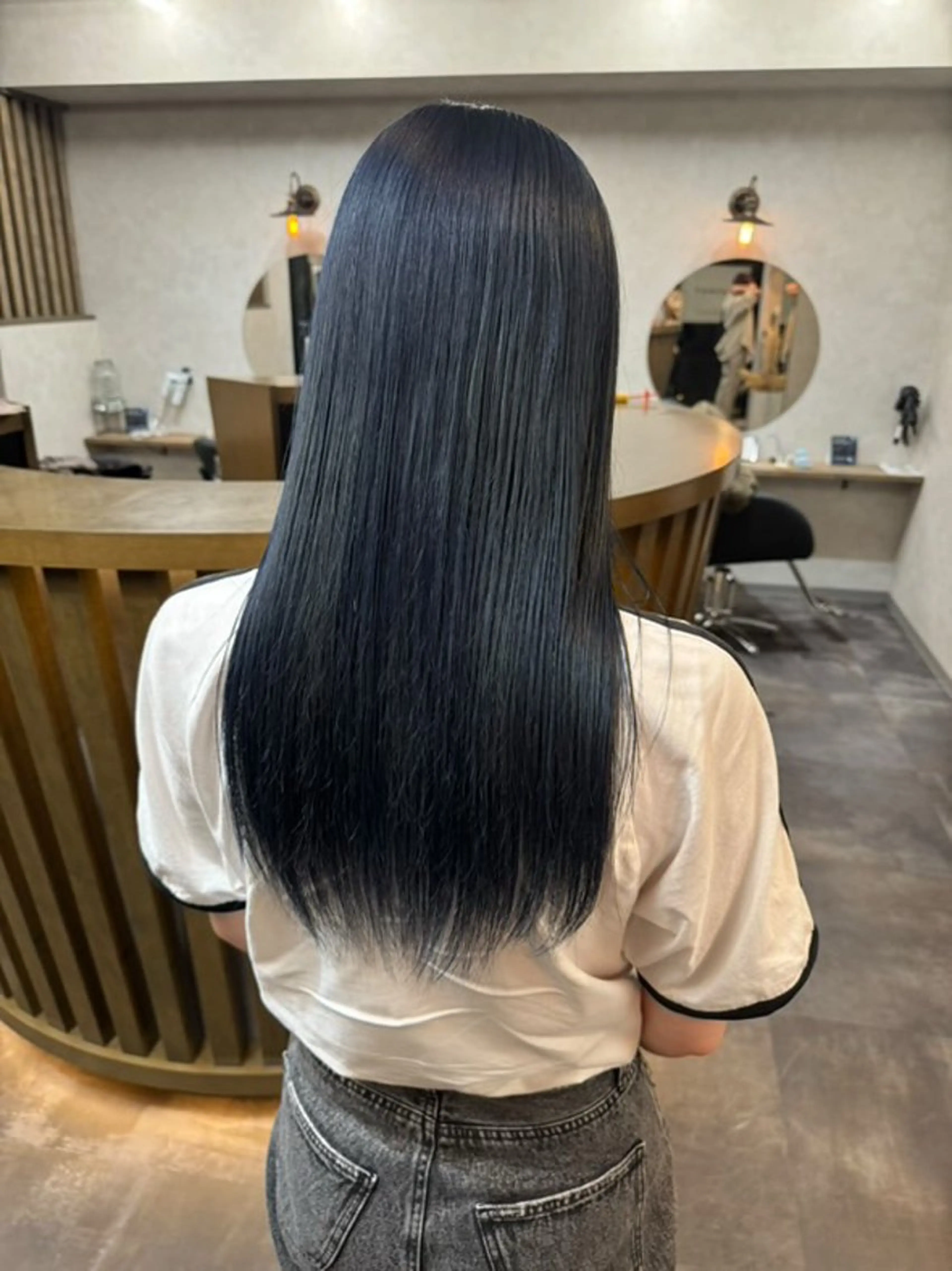 ロング カット トリートメント 【髪質改善】 【酸性ストレート】のヘアスタイル