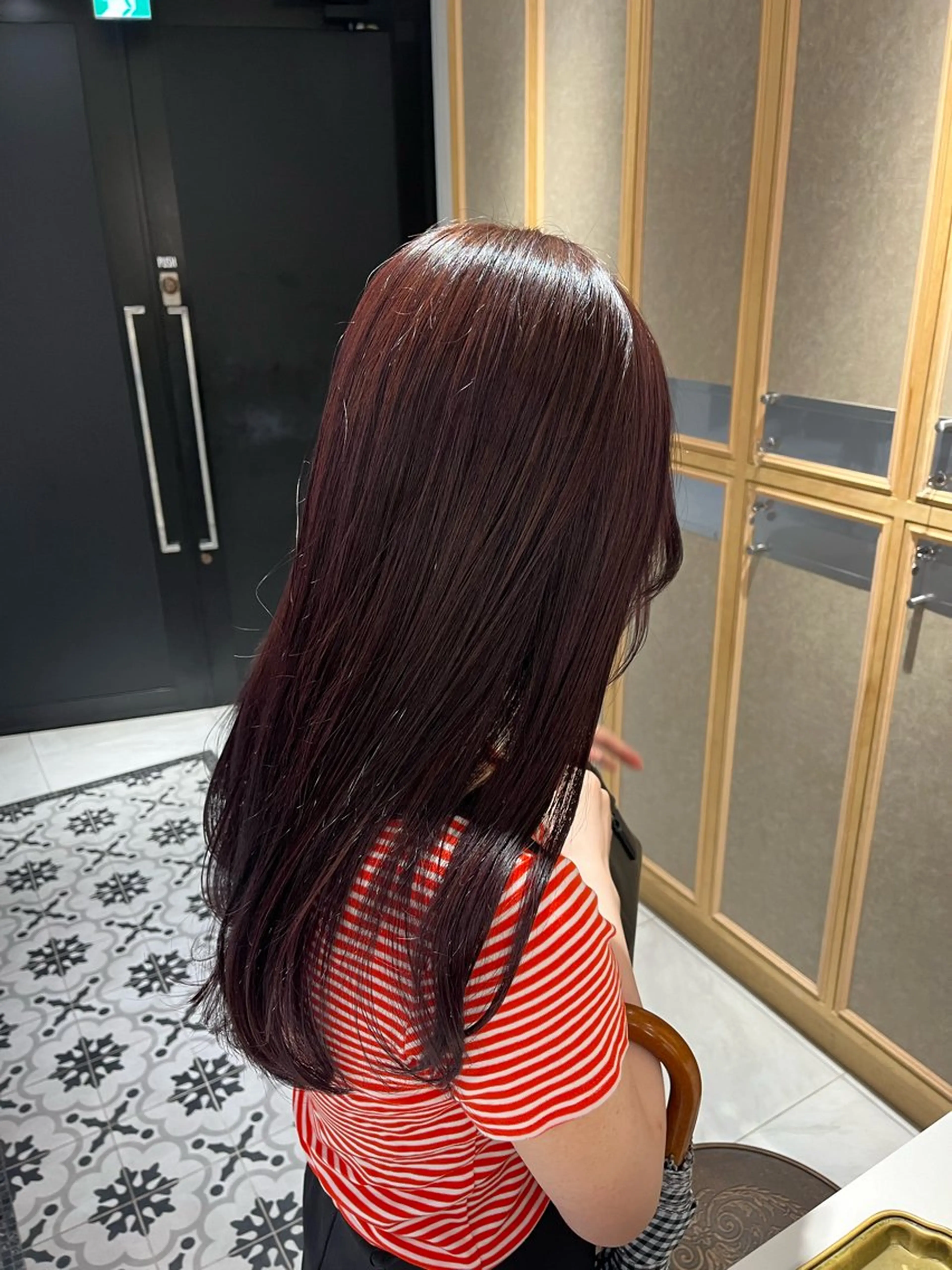 🍒暖色🍑/髪質改善カラー＋マイクロバブルシャンプー＋トリートメントの写真