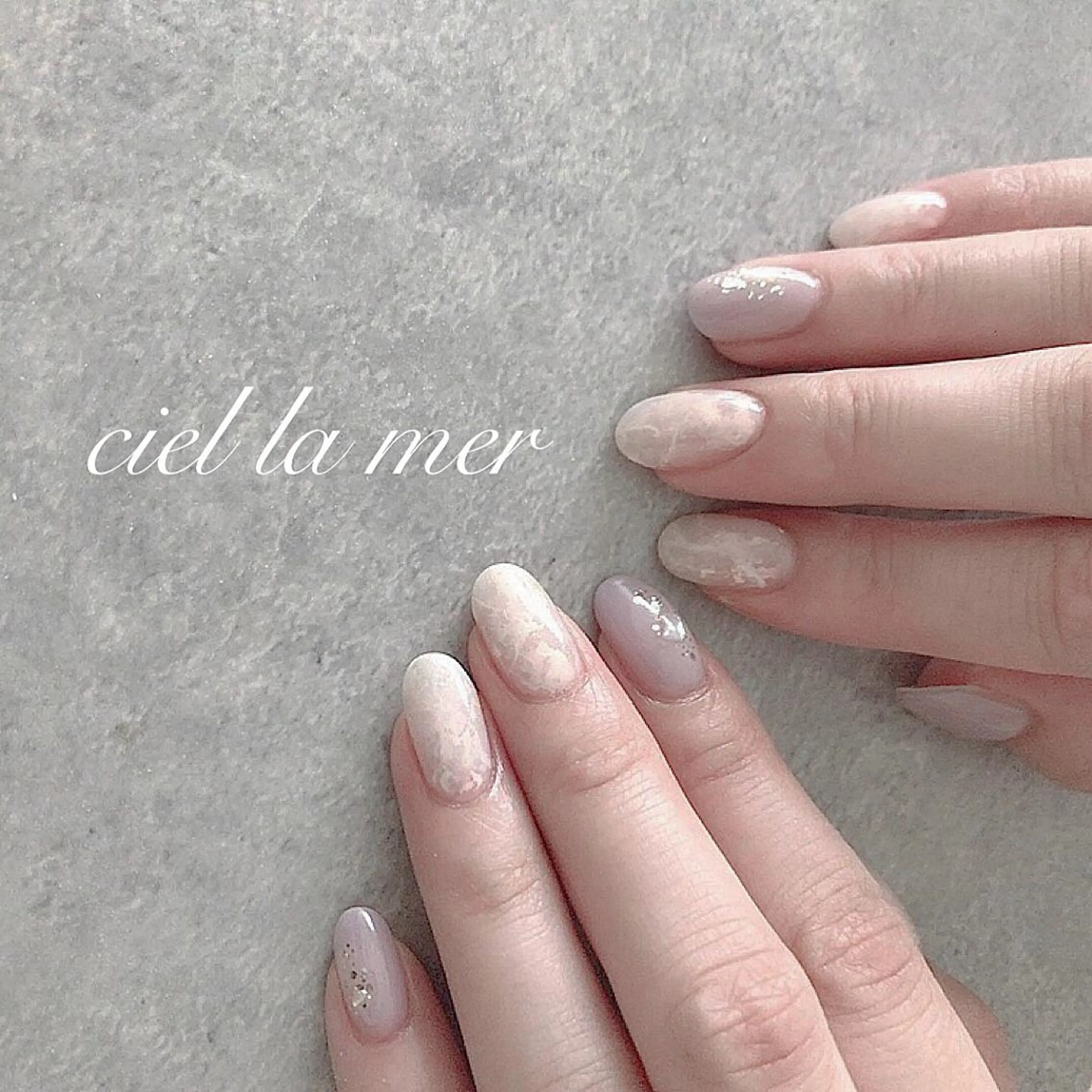 ネイル ハンドネイル フットネイル ciel la merのネイルデザイン