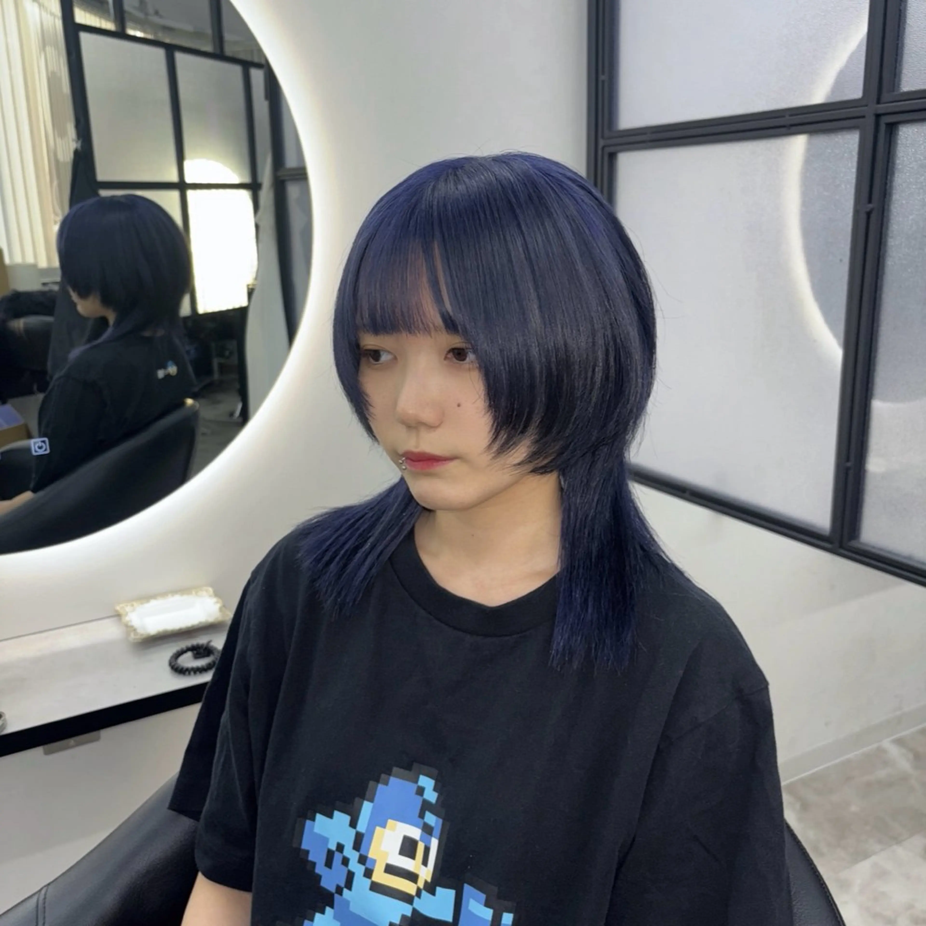 セミロング カラー ヘアカラー Ren. 🦋デザインカラーのヘアスタイル