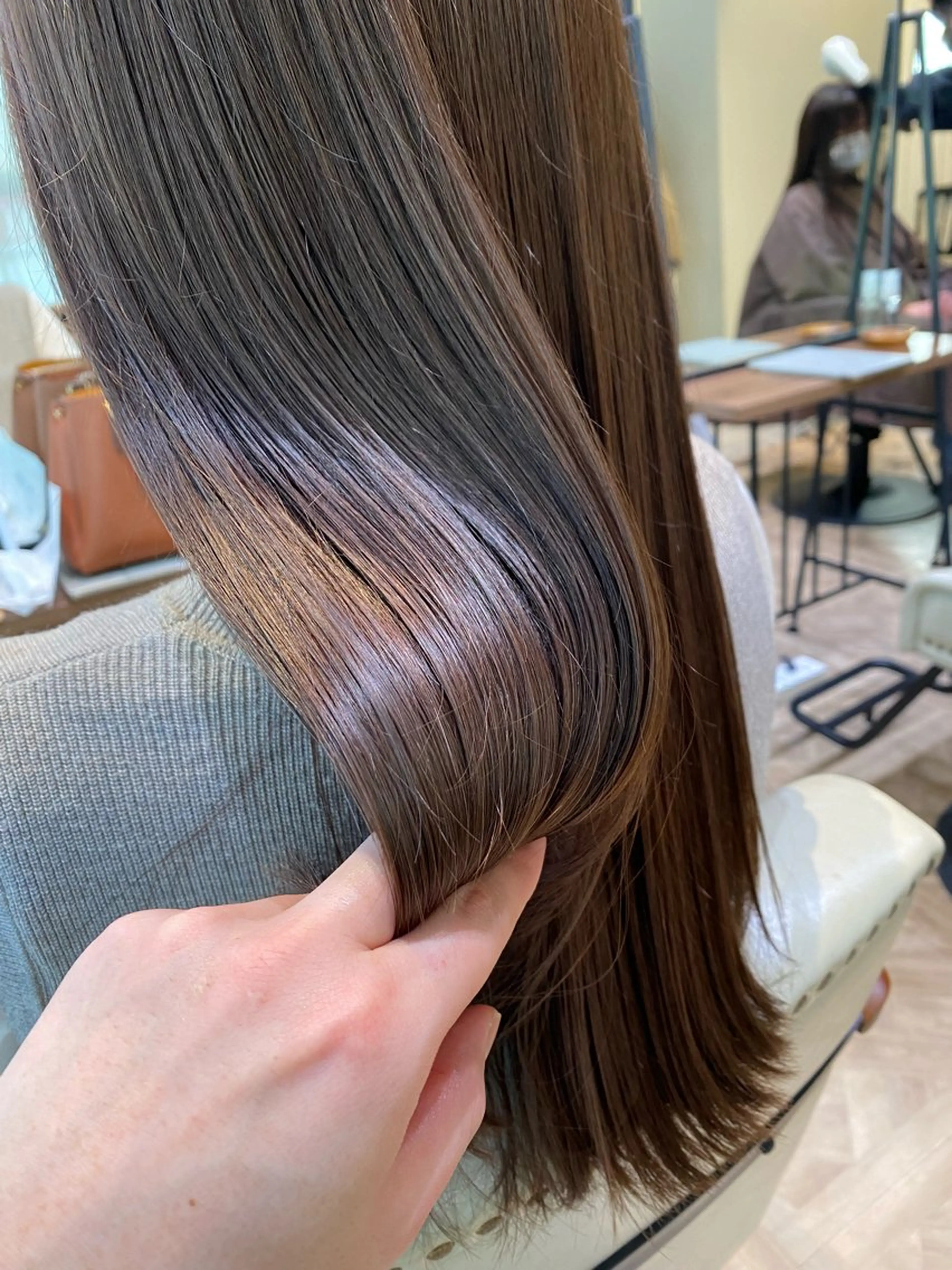 ロング カラー カット ヘアカラー トリートメント 新宿 / Aujua ｿﾑﾘｴ🫧森田涼介のヘアスタイル