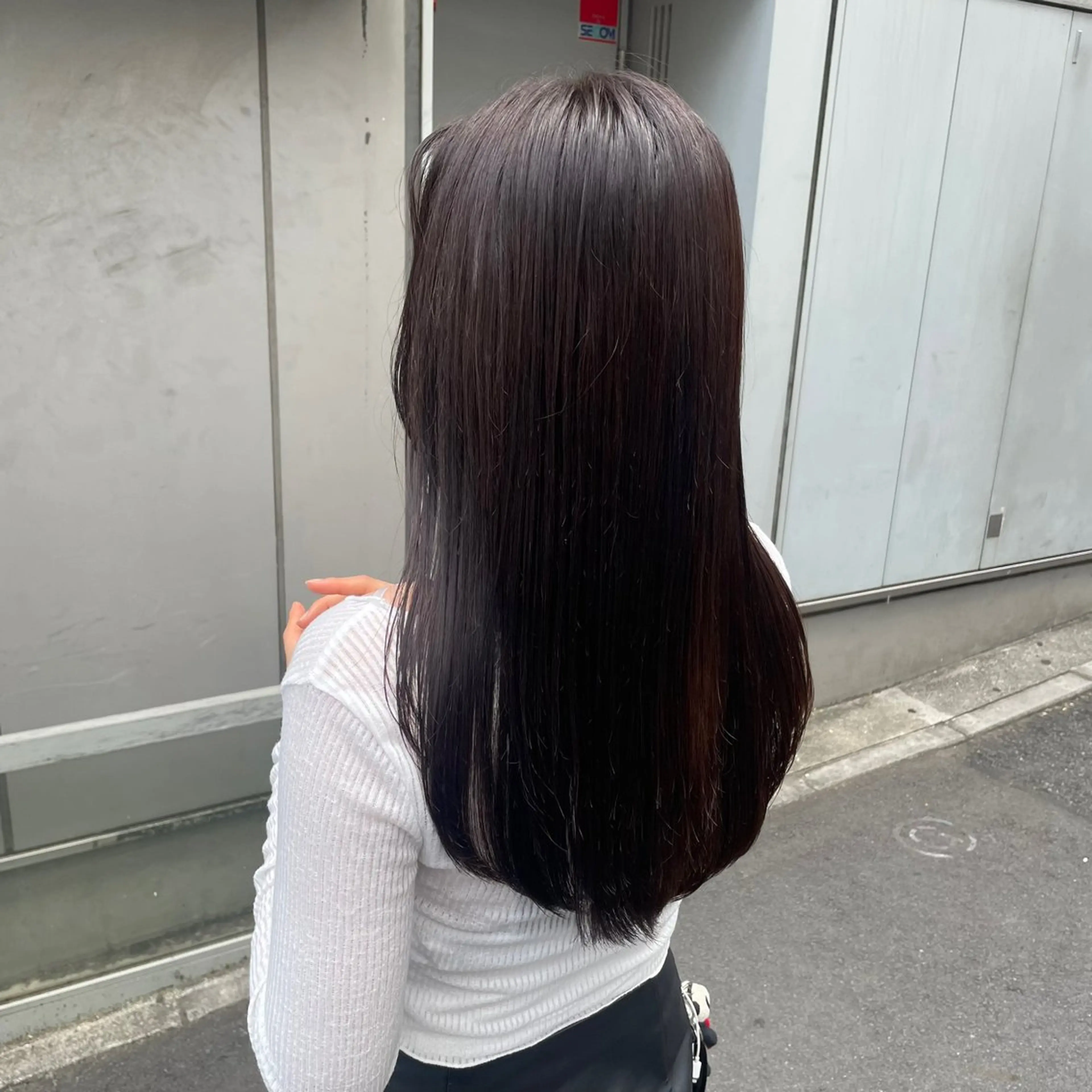 セミロング カラー ヘアカラー トリートメント ヘッドスパ ヘアセット 大人っぽ♡上品な暖色 ♡ブリーチなし♡のヘアスタイル