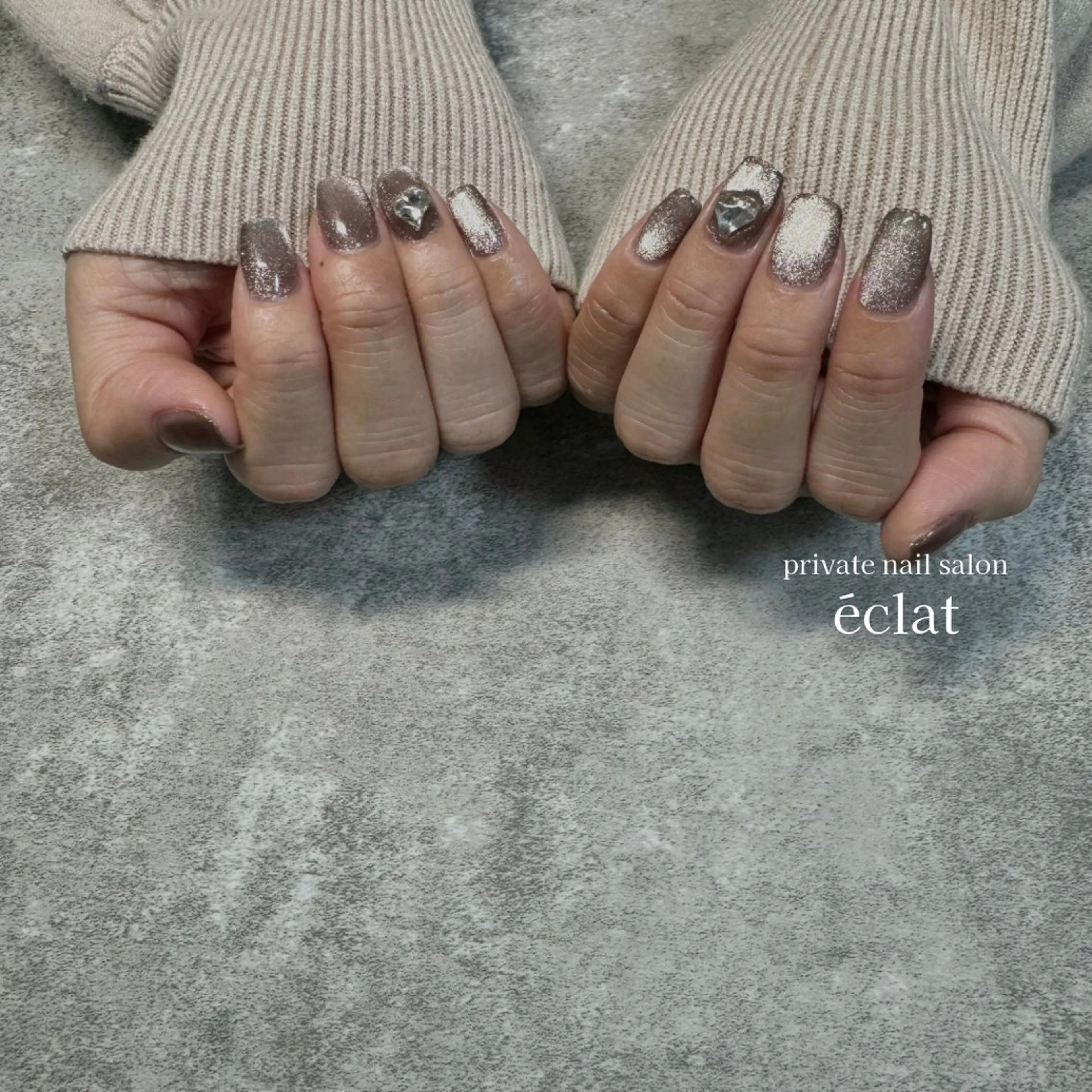 ネイル アートネイル nailsalon éclatのネイルデザイン